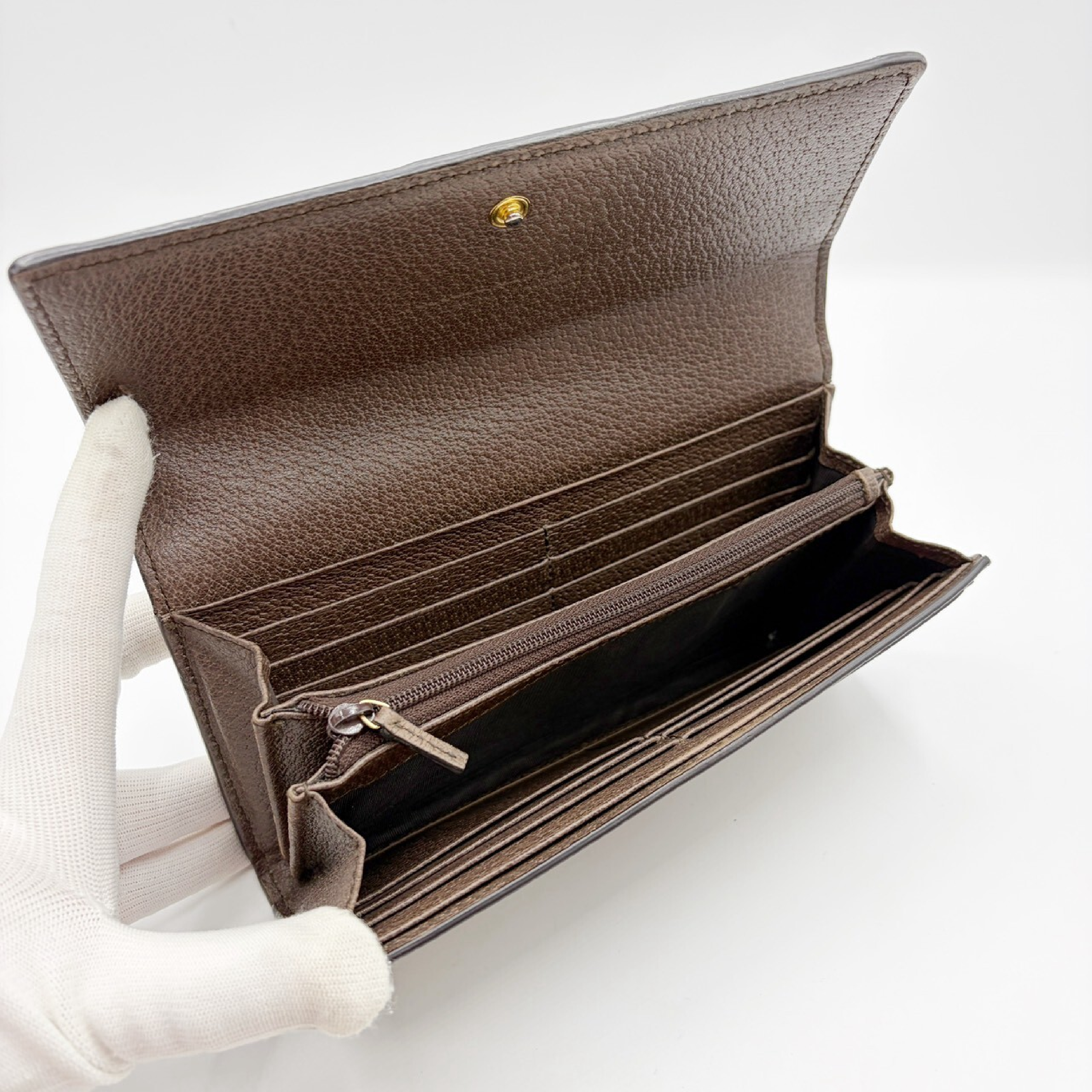 Ophidia GG Sherry Line Long Wallet — view 6