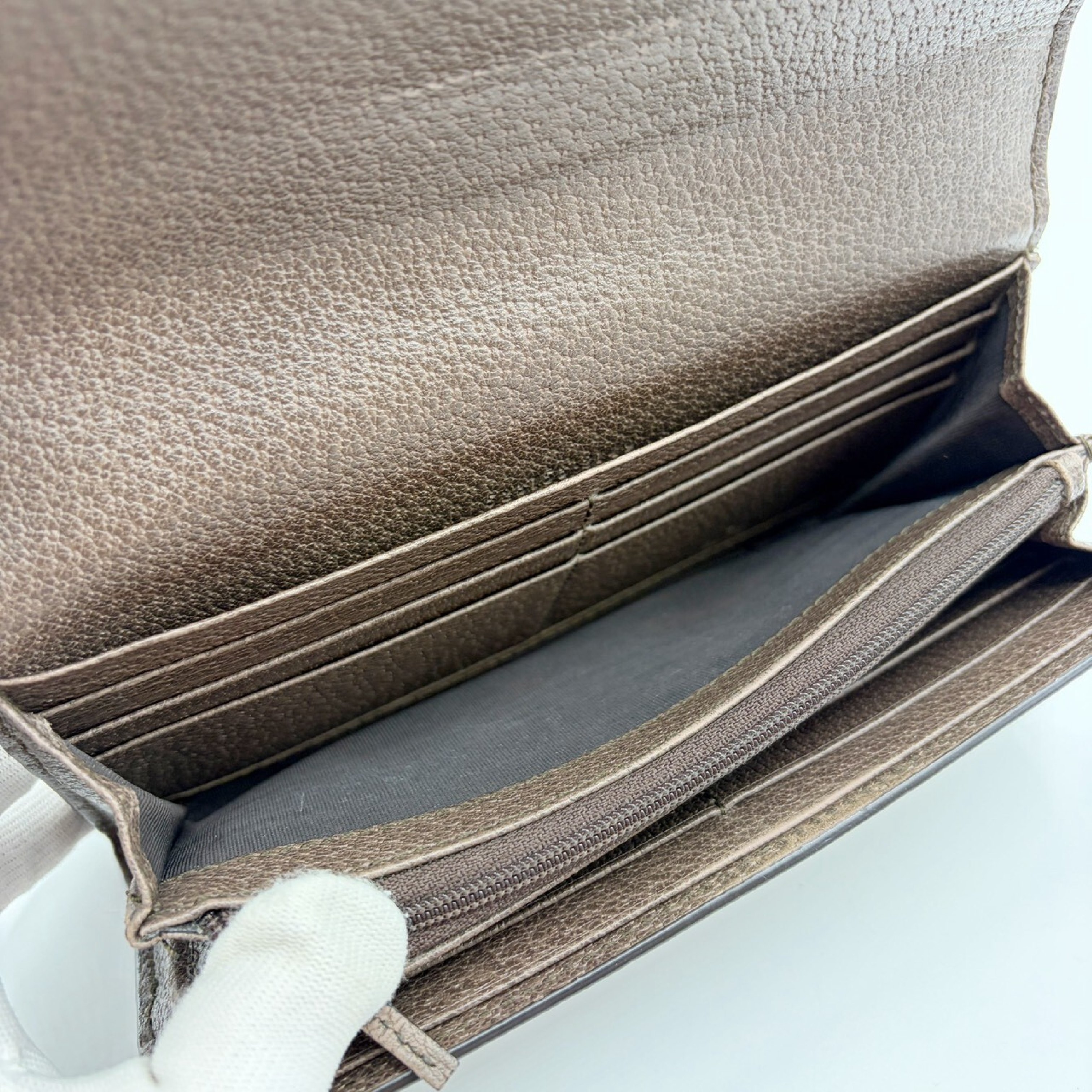 Ophidia GG Sherry Line Long Wallet — view 7