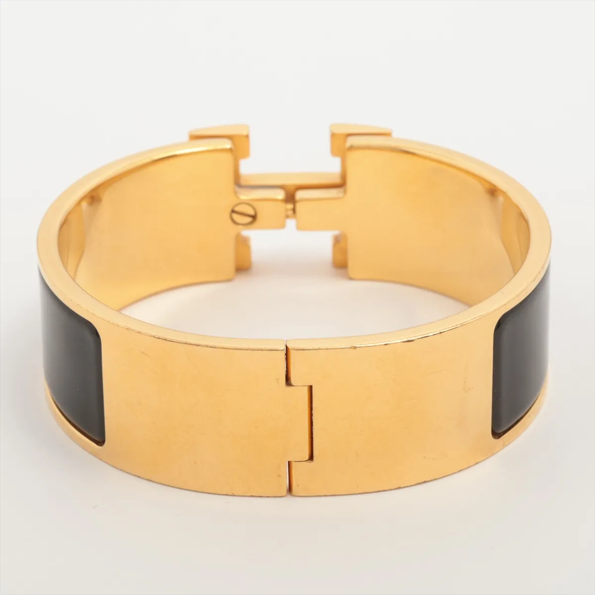 Click H Bangle Large ST0154 Bangle GP Black x Gold — view 2