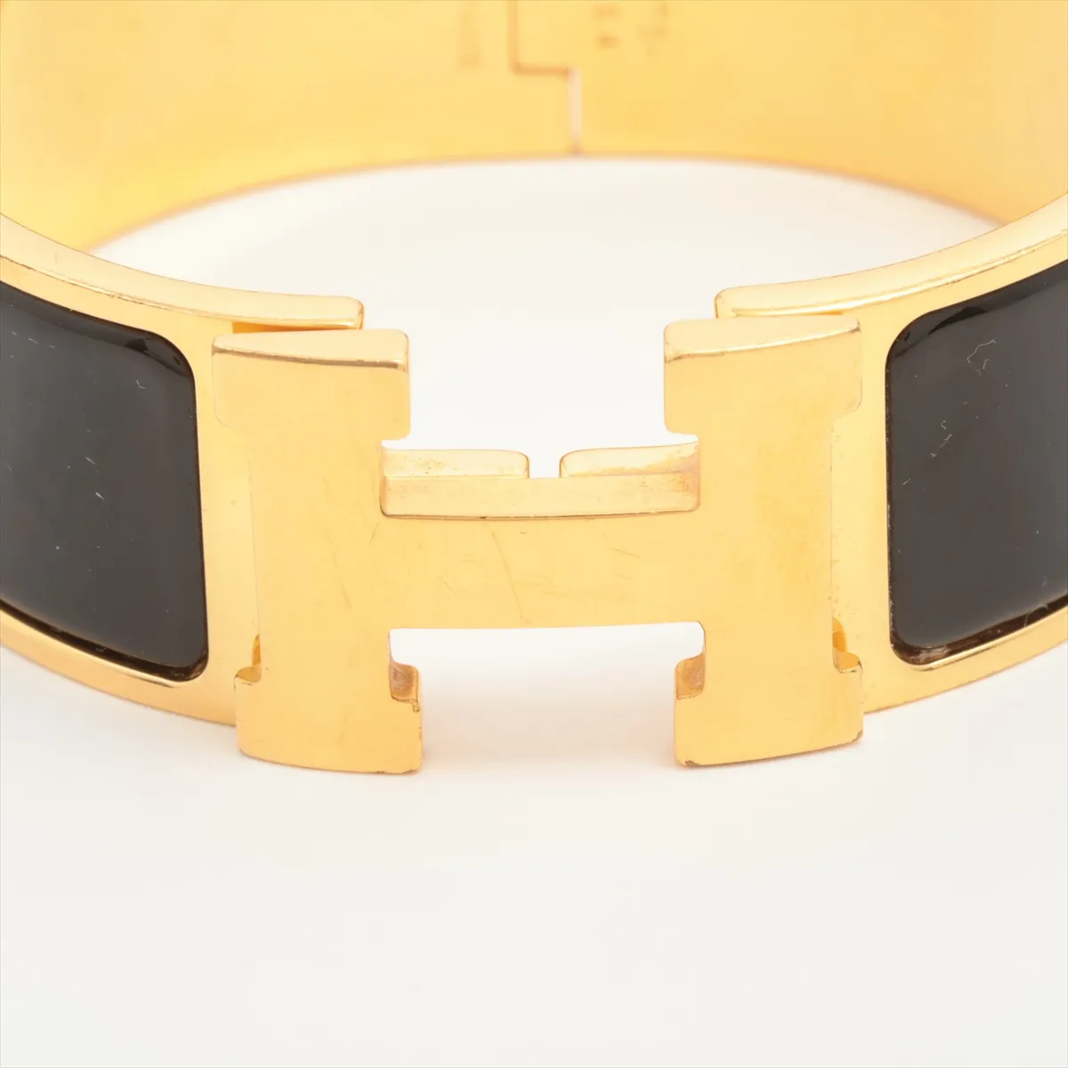 Click H Bangle Large ST0154 Bangle GP Black x Gold — view 3