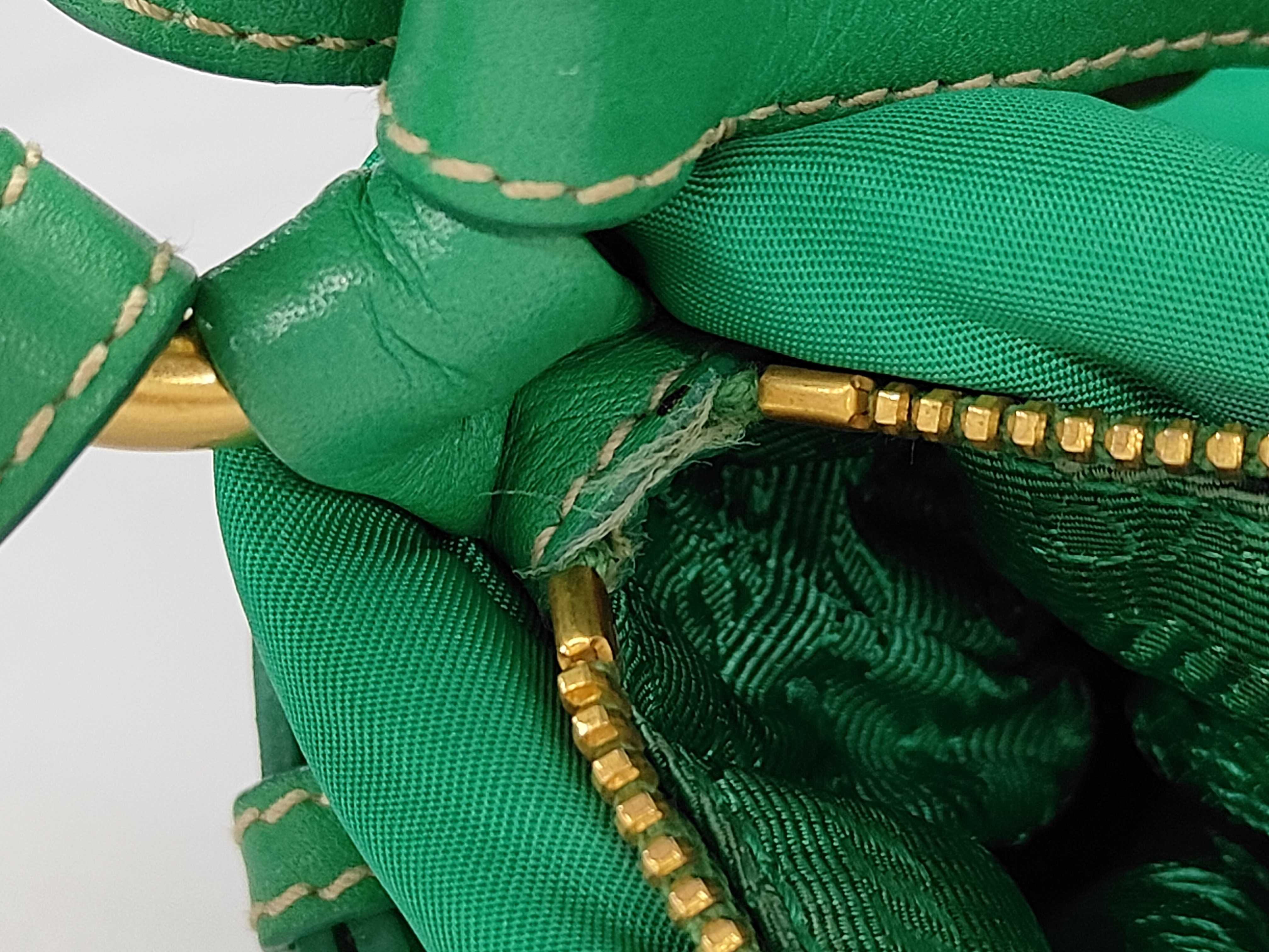 Crispy Nylon Gathered Handbag Aquamarina Handbag — view 9