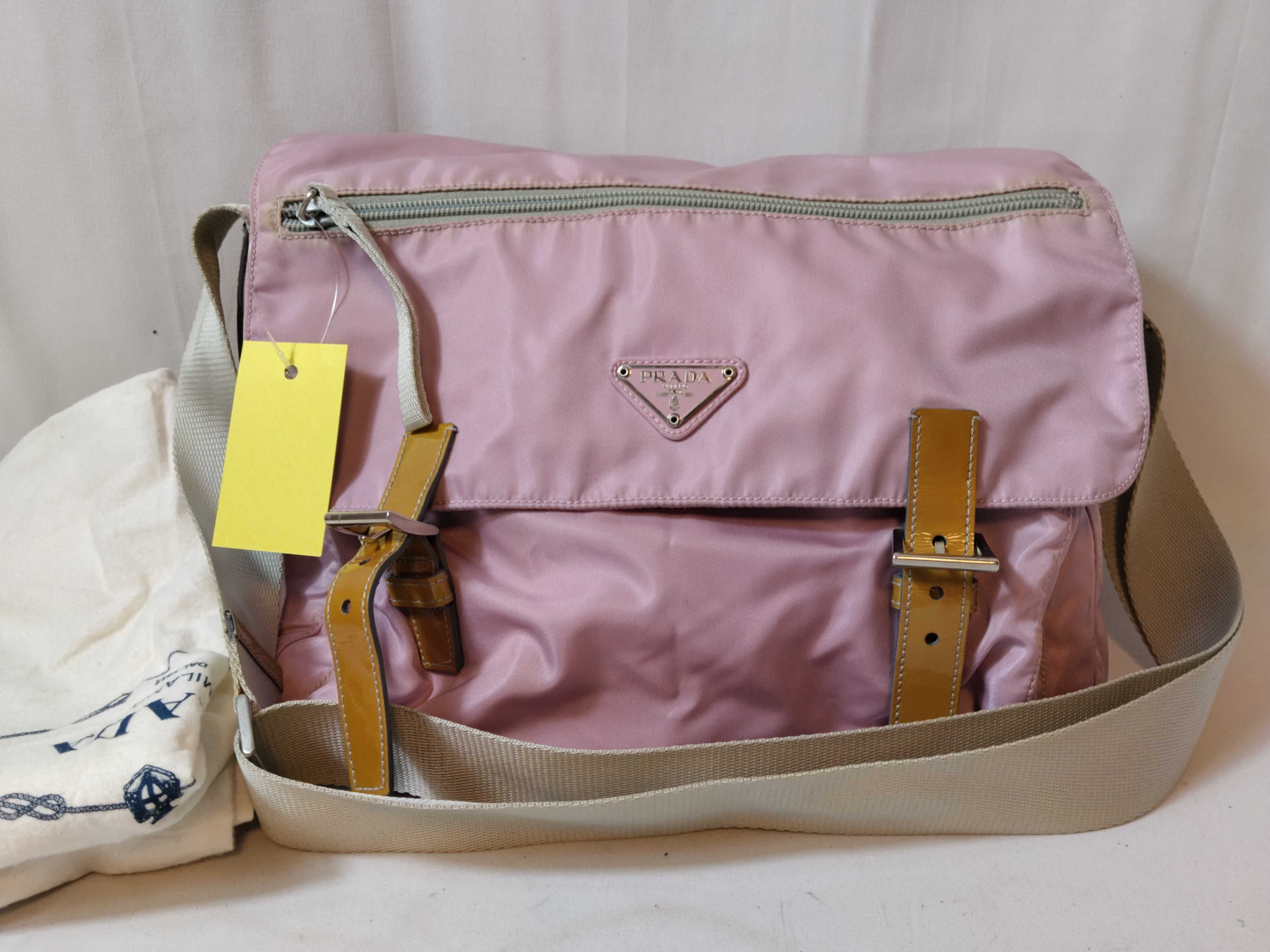 Nylon Shoulder Bag Pink Shoulder Bag