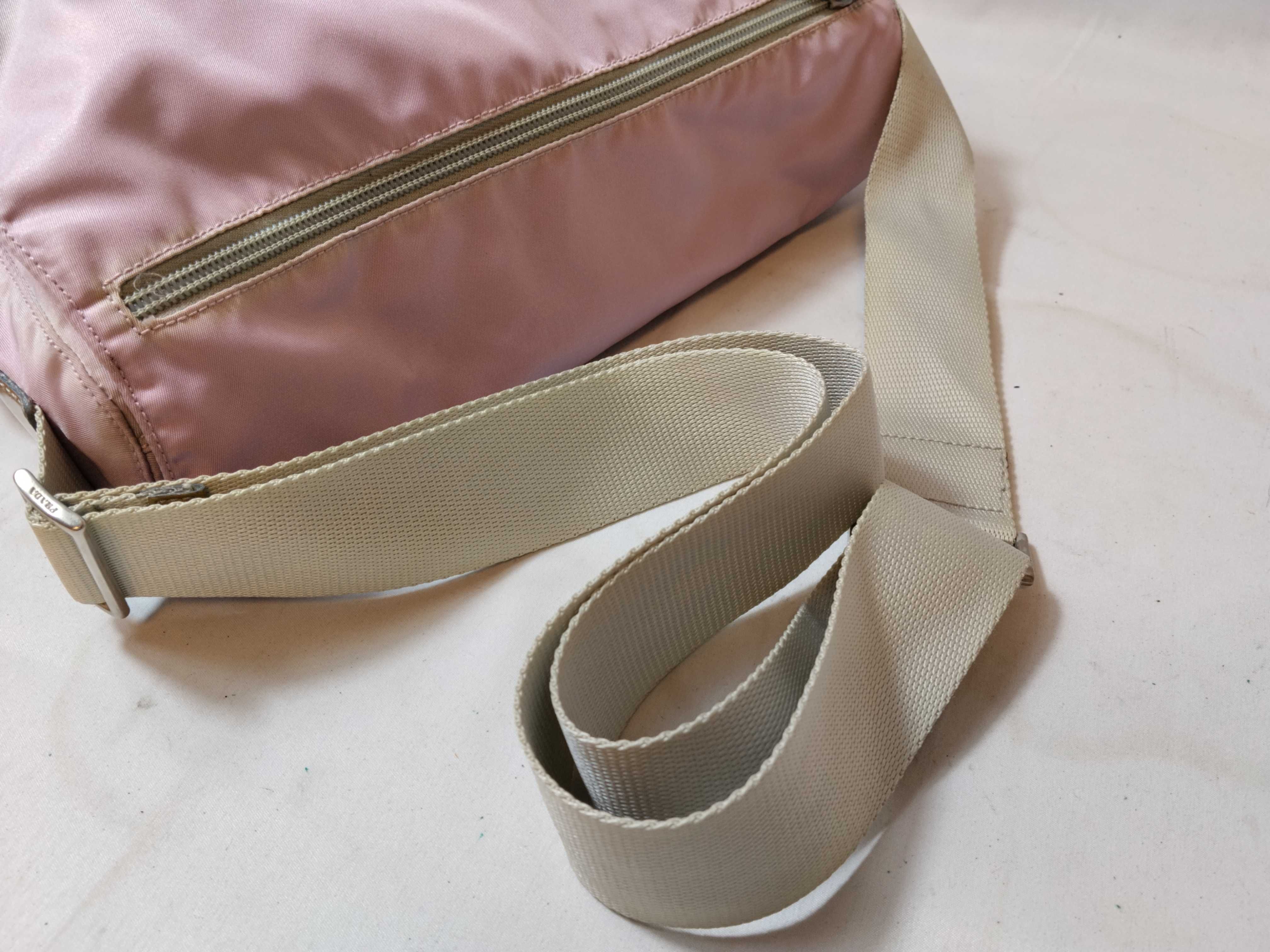 Nylon Shoulder Bag Pink Shoulder Bag — view 3