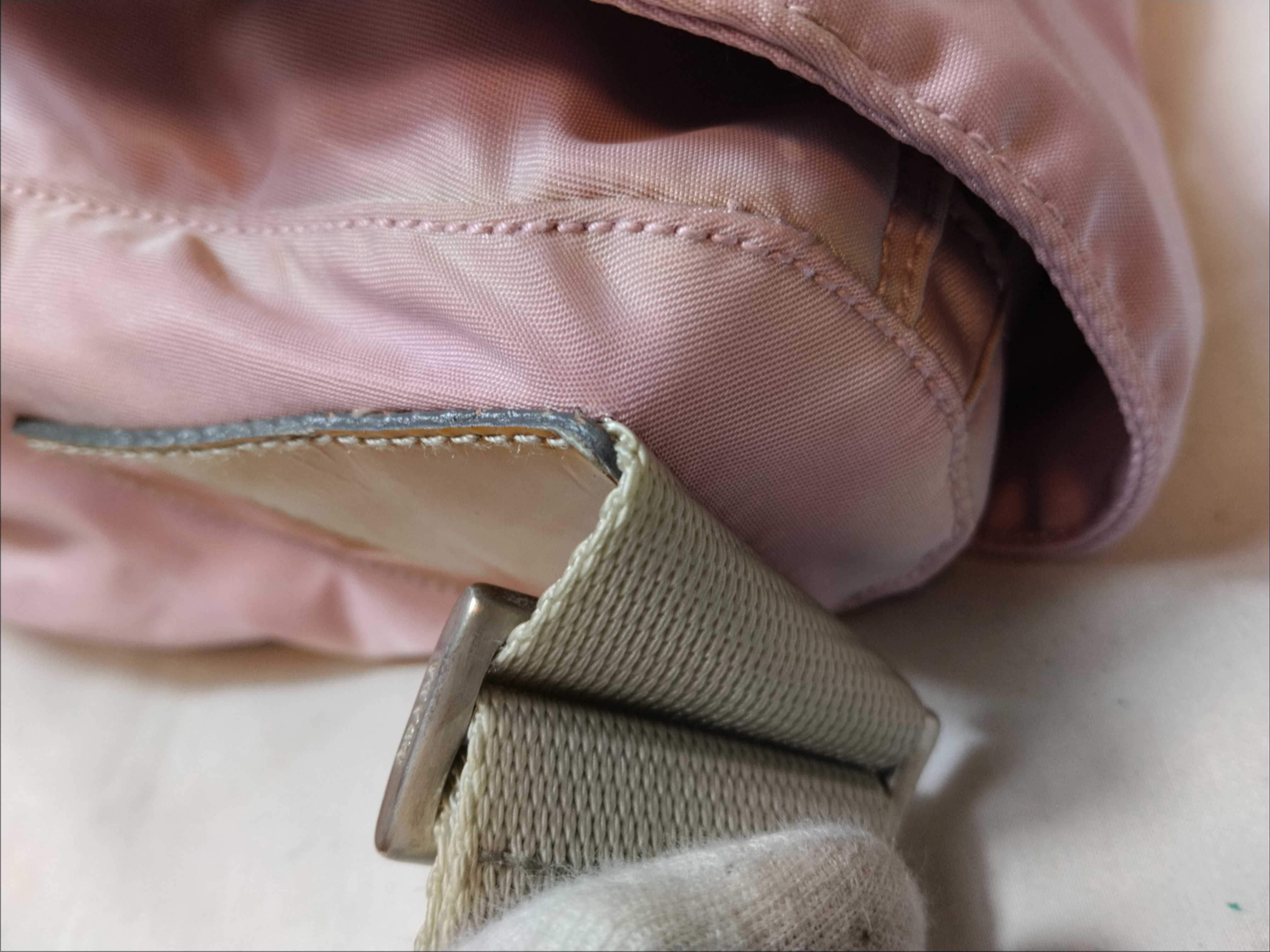 Nylon Shoulder Bag Pink Shoulder Bag — view 5