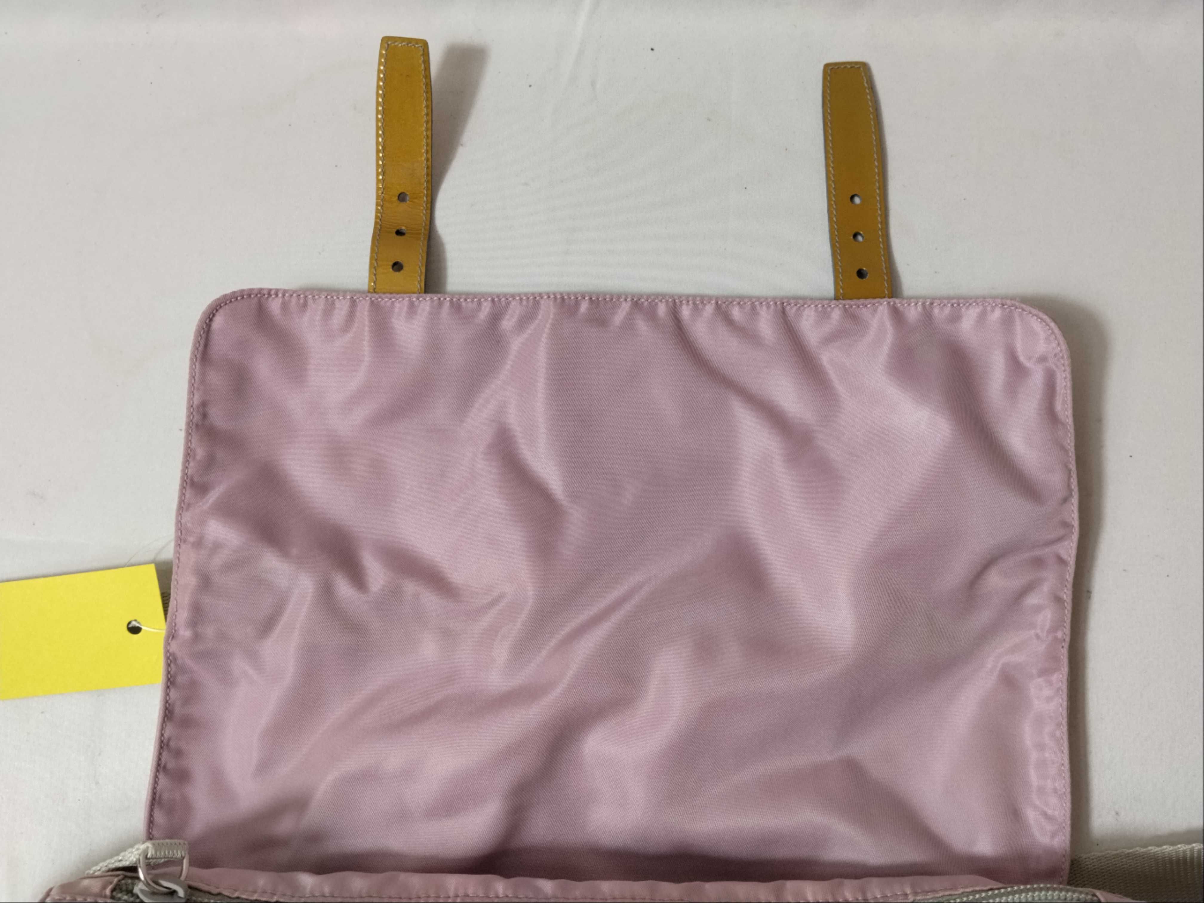 Nylon Shoulder Bag Pink Shoulder Bag — view 9