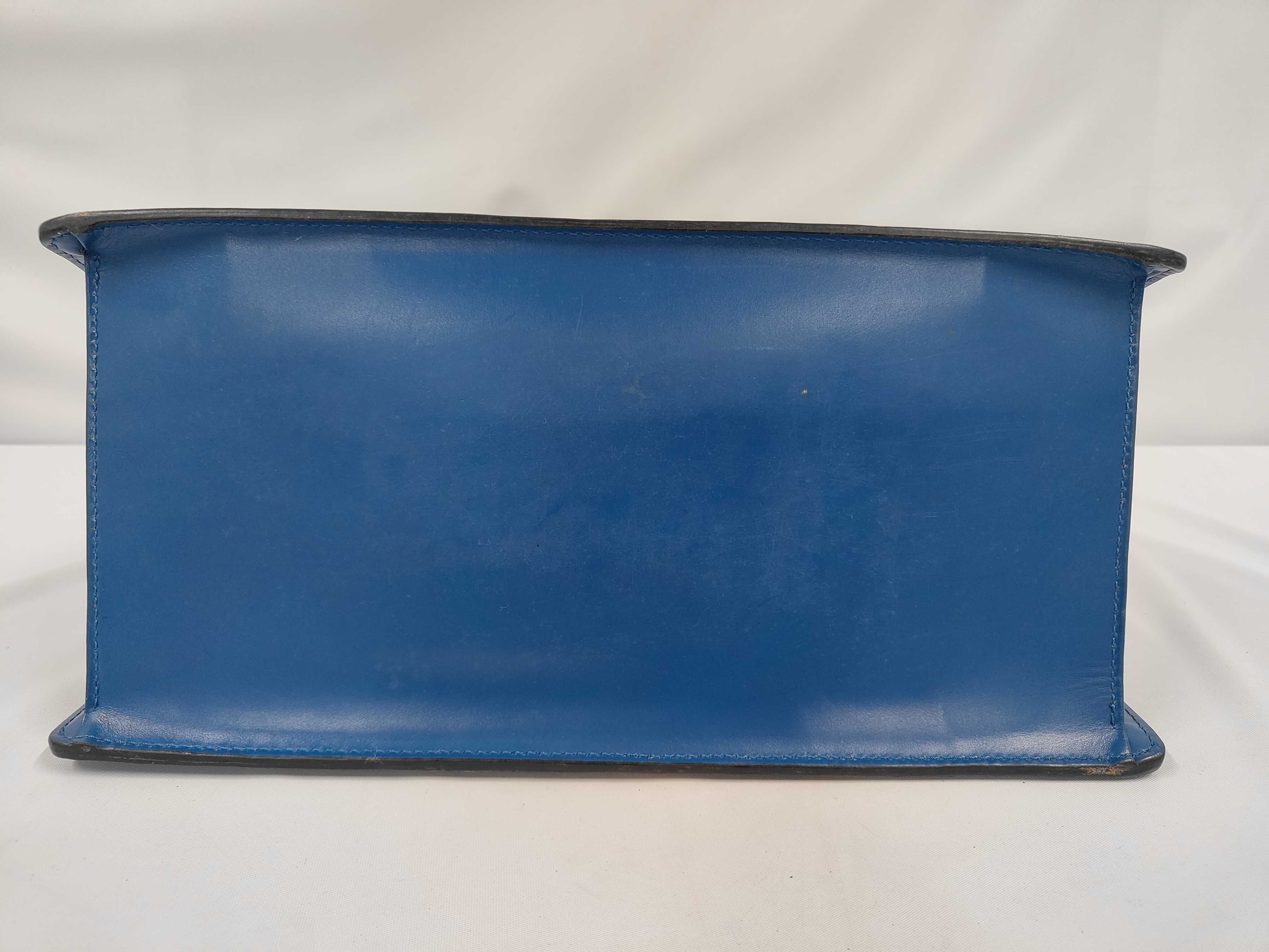 Epi Leather Handbag (Blue) — view 3