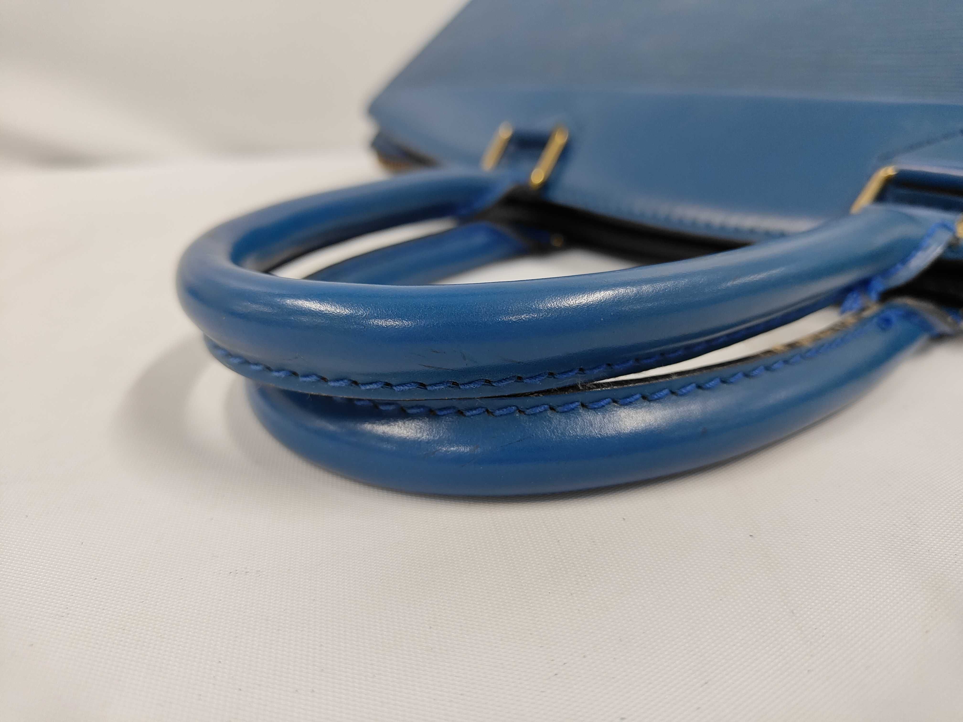 Epi Leather Handbag (Blue) — view 5