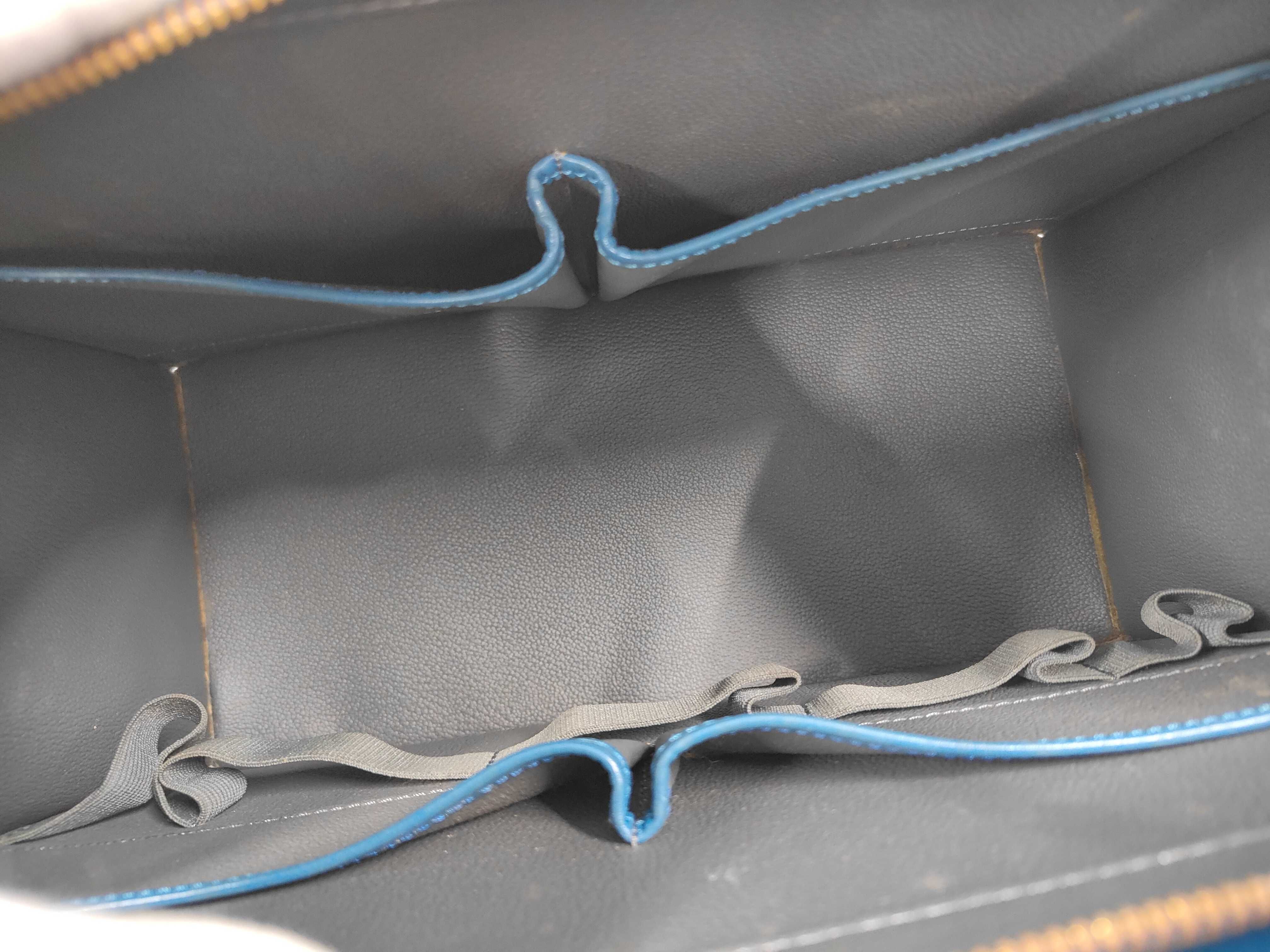 Epi Leather Handbag (Blue) — view 8