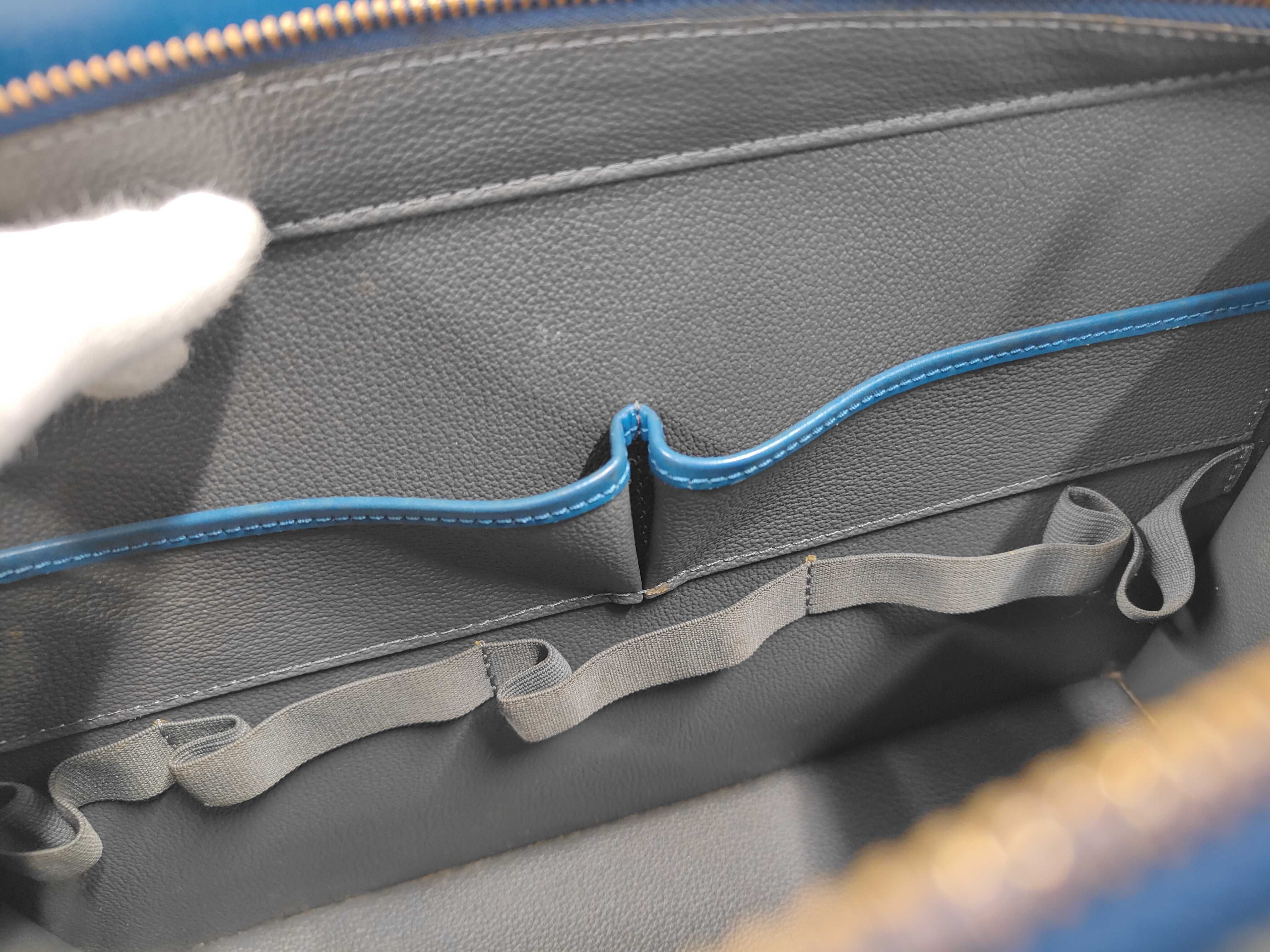 Epi Leather Handbag (Blue) — view 10