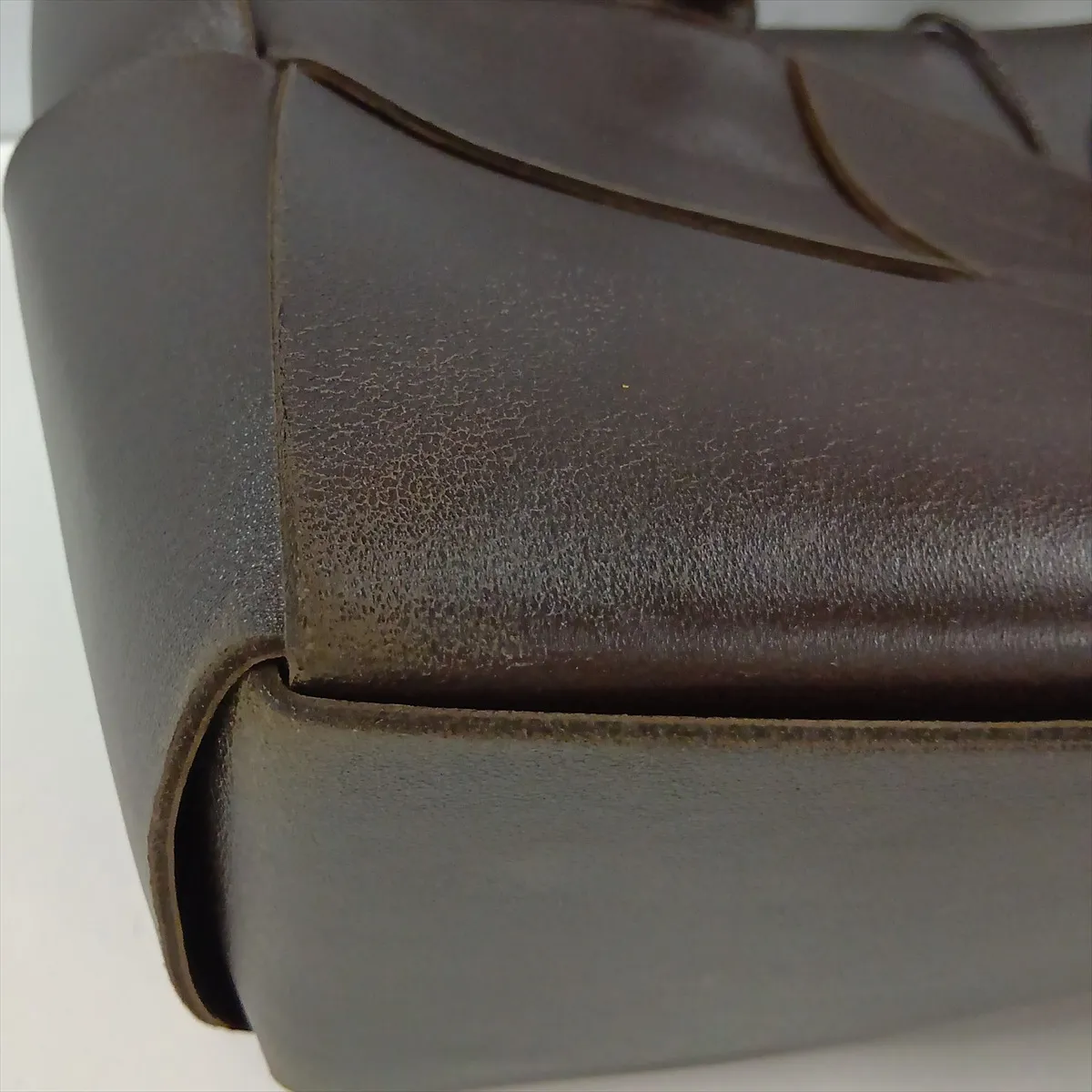 Maxi Intrecciato The Arco Tote Leather Tote Bag Brown — view 12