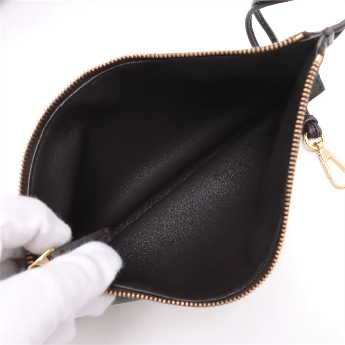 Maxi Intrecciato The Arco Tote Leather Tote Bag Brown — view 8