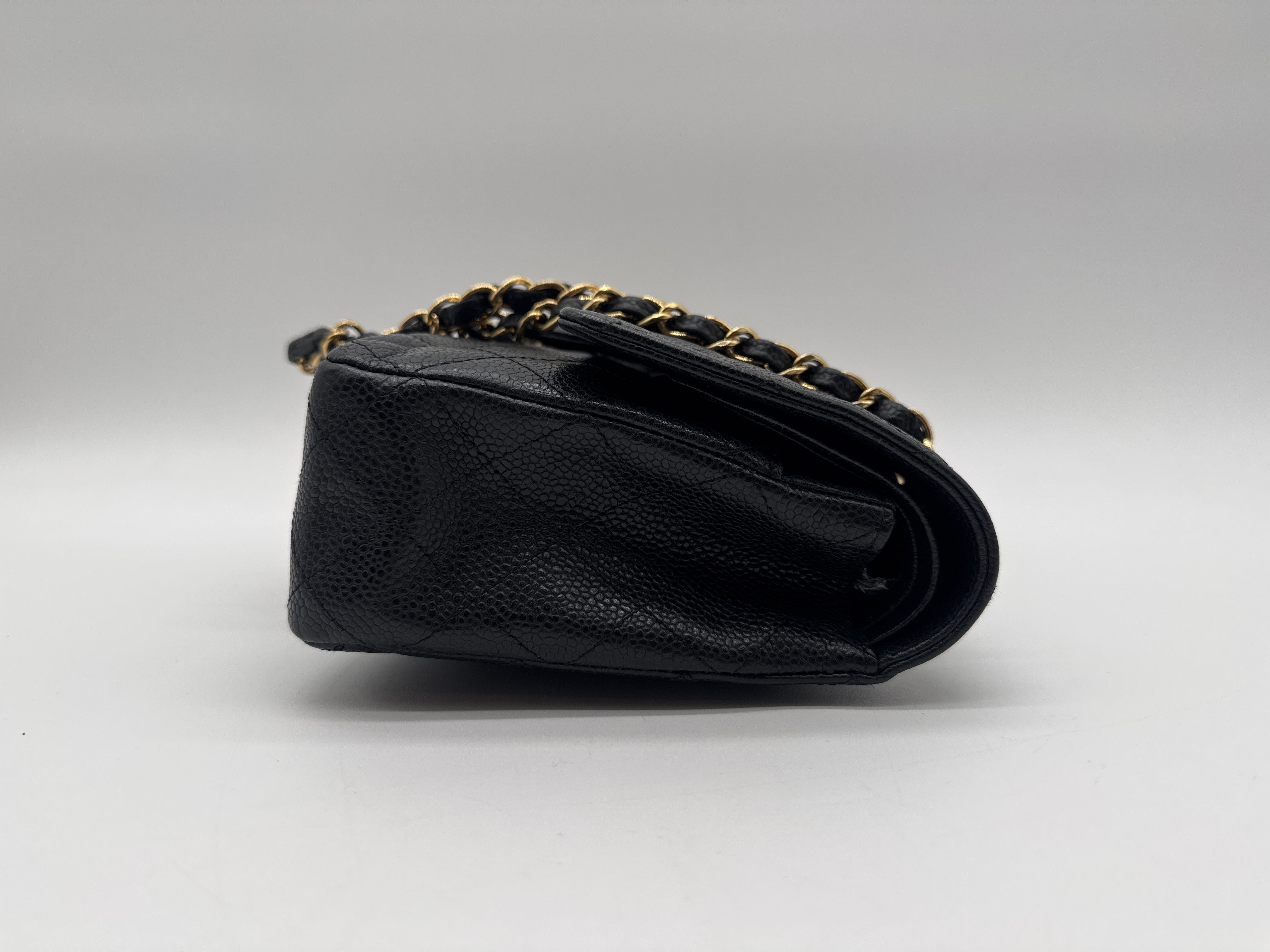 Caviar Skin Matelassé 25 Double Flap Handbag — view 3