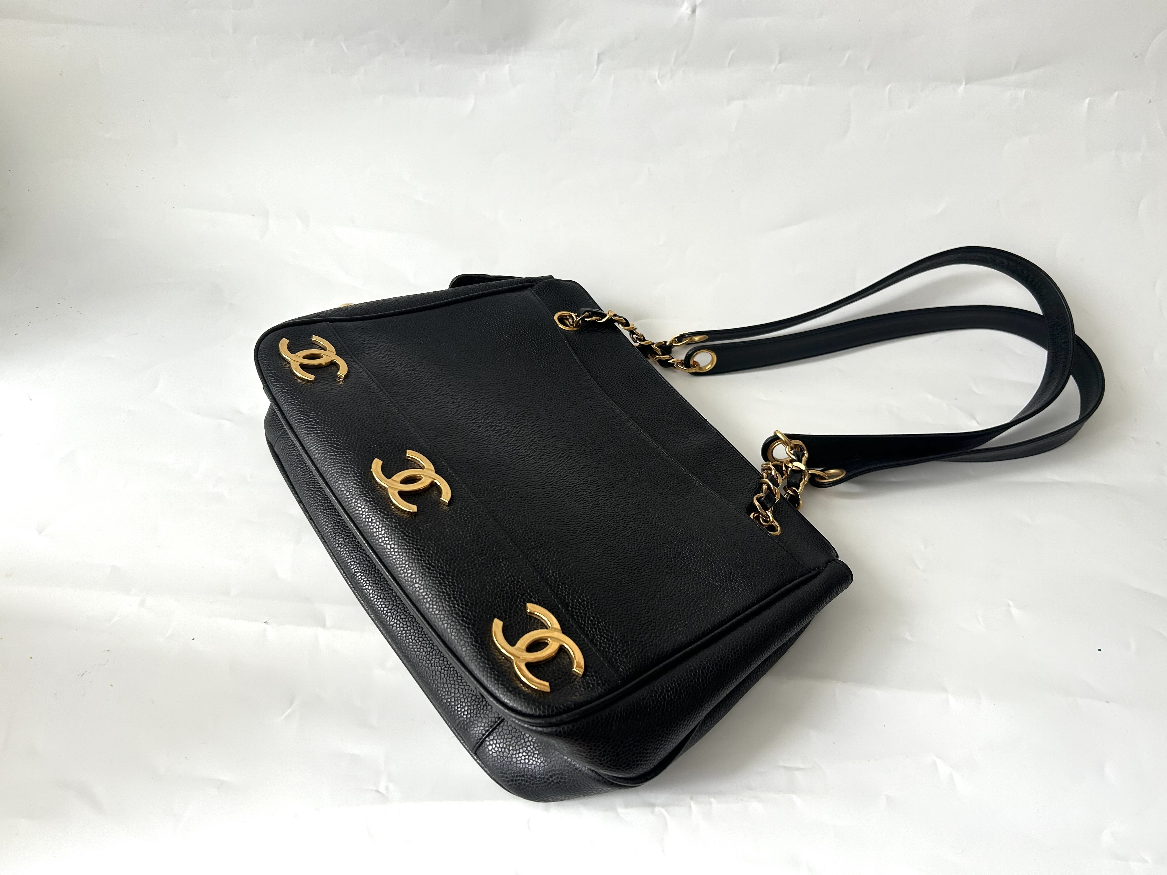 Triple Coco Caviar Skin Chain Bag — view 3
