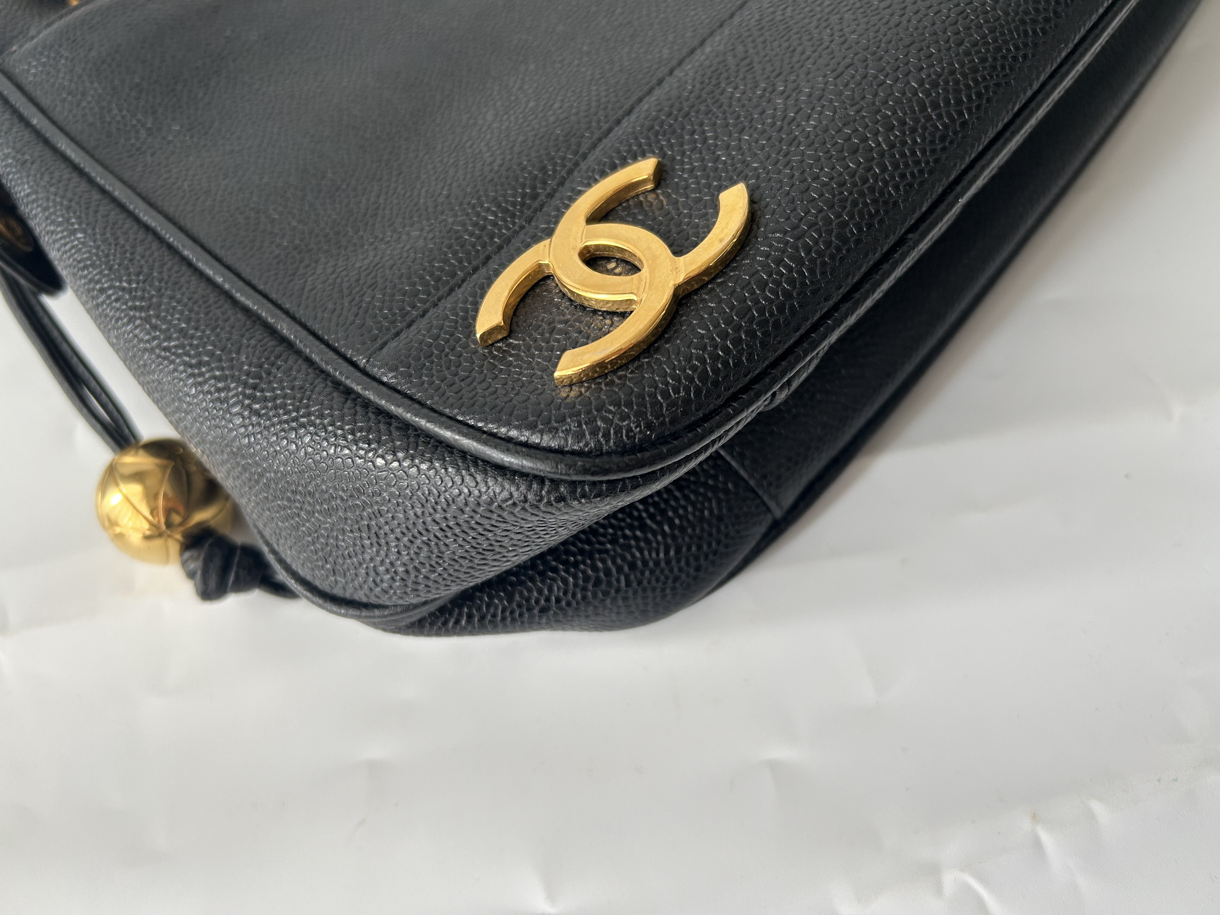 Triple Coco Caviar Skin Chain Bag — view 5