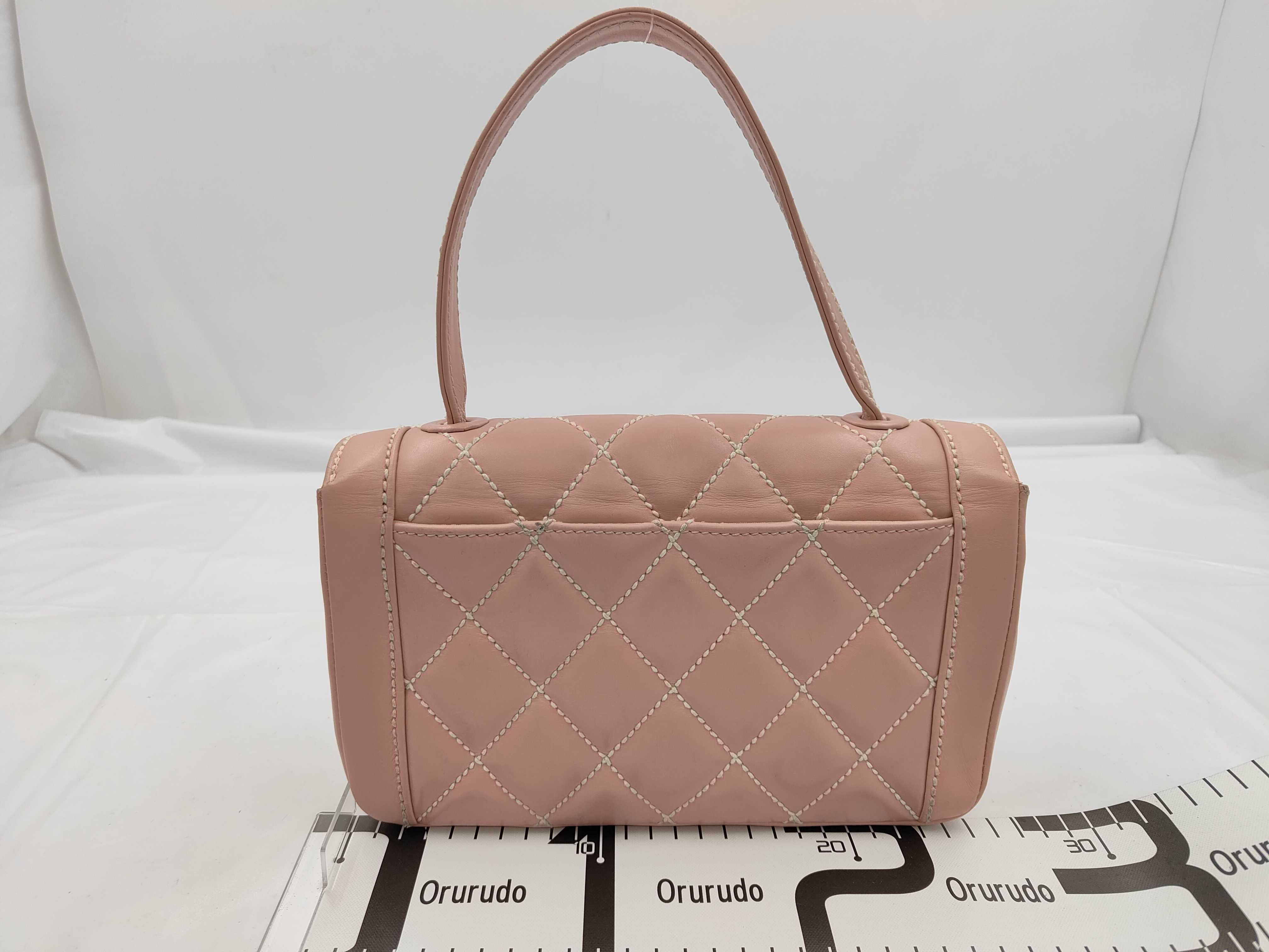 Wild Stitch Shoulder Bag, Pink, with sticker, serial number in the 9 range, handbag — view 2