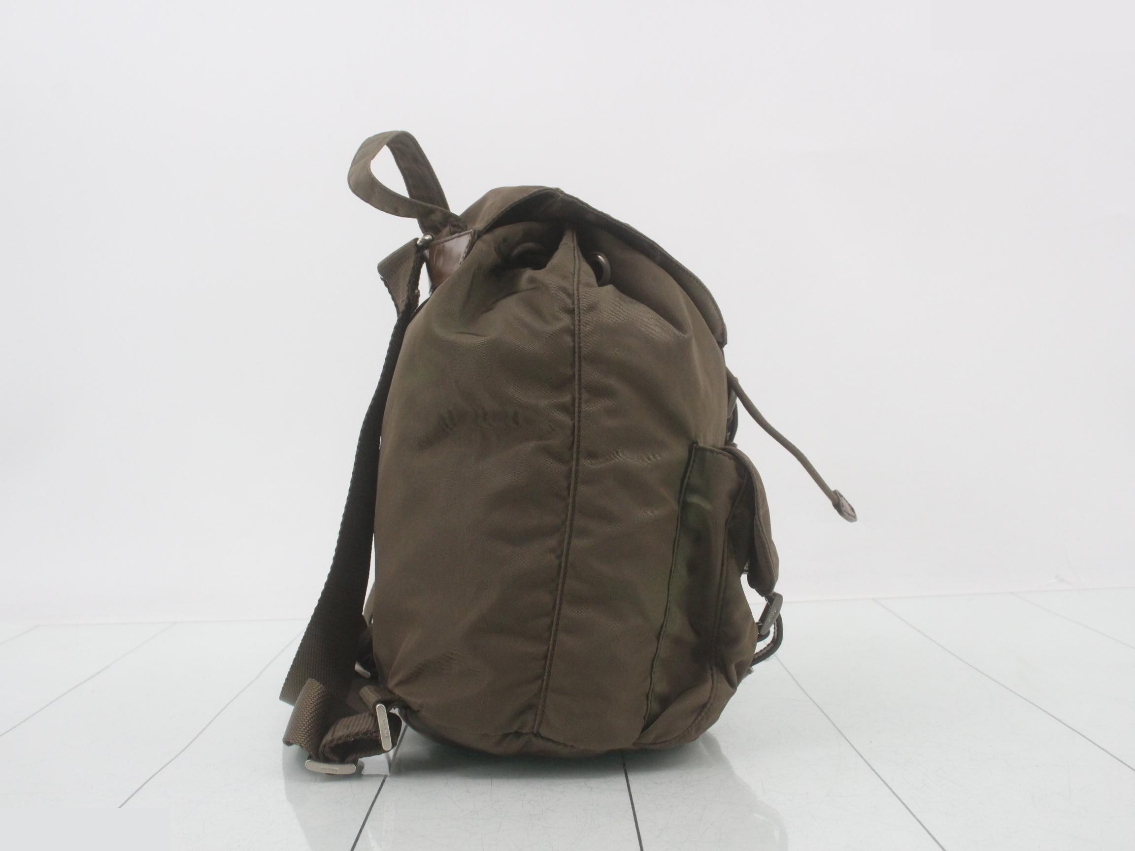 Nylon Triangular Plate Backpack — view 4