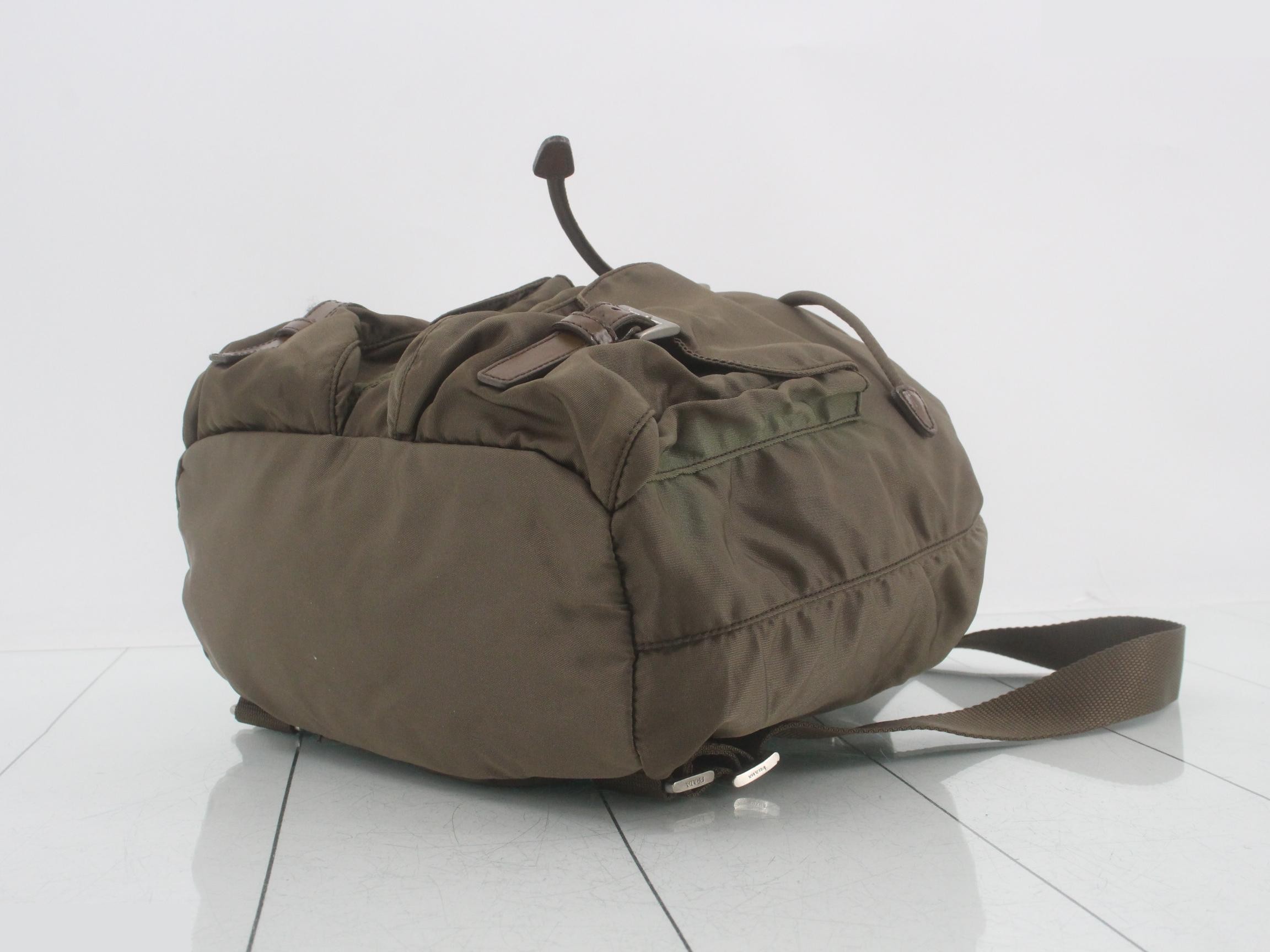 Nylon Triangular Plate Backpack — view 6
