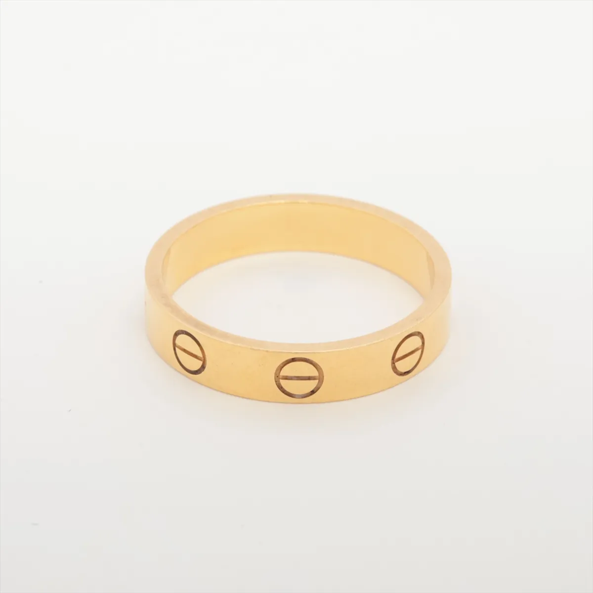 Mini Love Ring 750 (Yellow Gold) 3.2g Size 51 IV5799 Metal Scratches — view 2