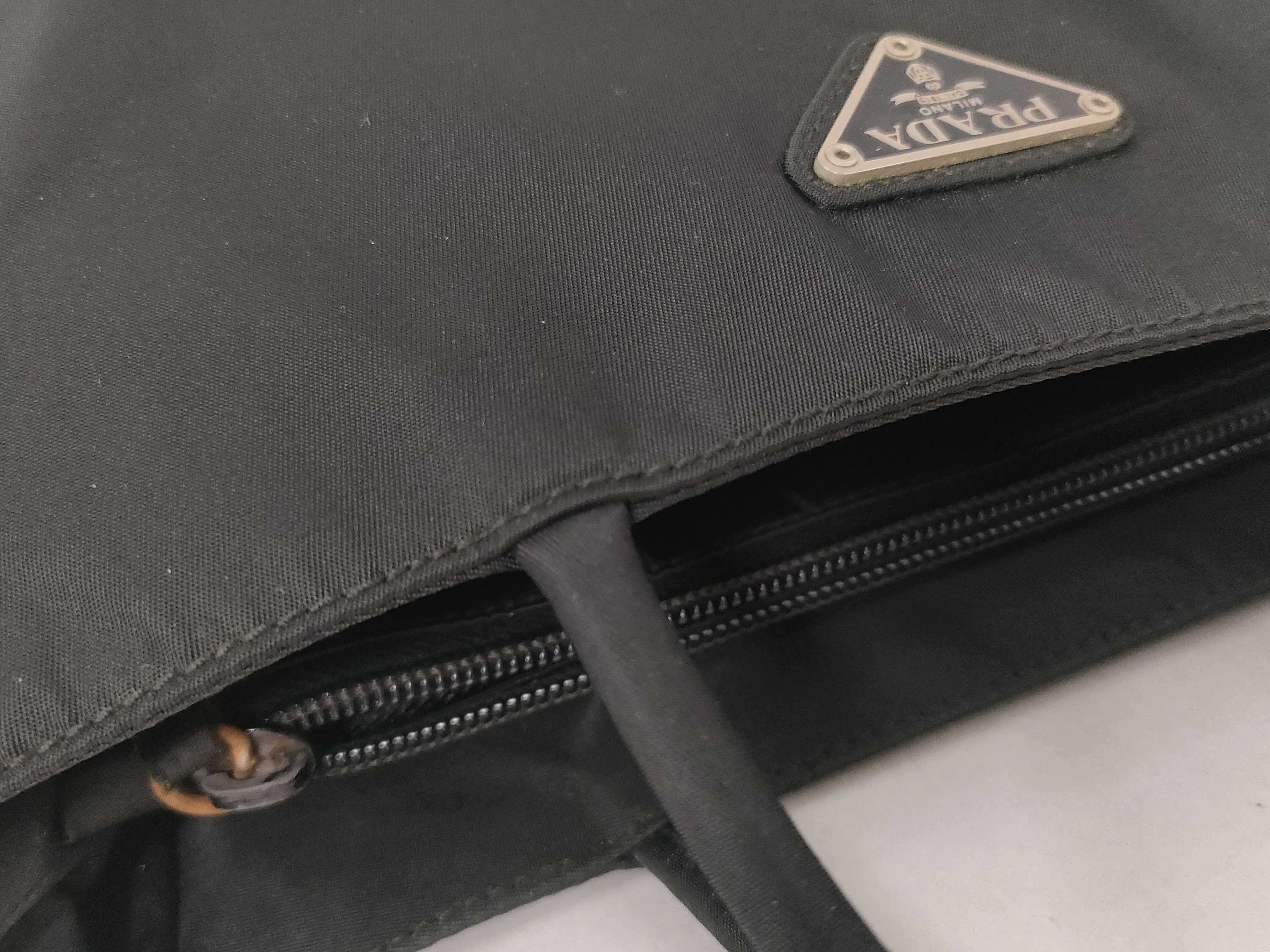 Nylon Triangle Logo Handbag (IY9107) Handbag — view 5