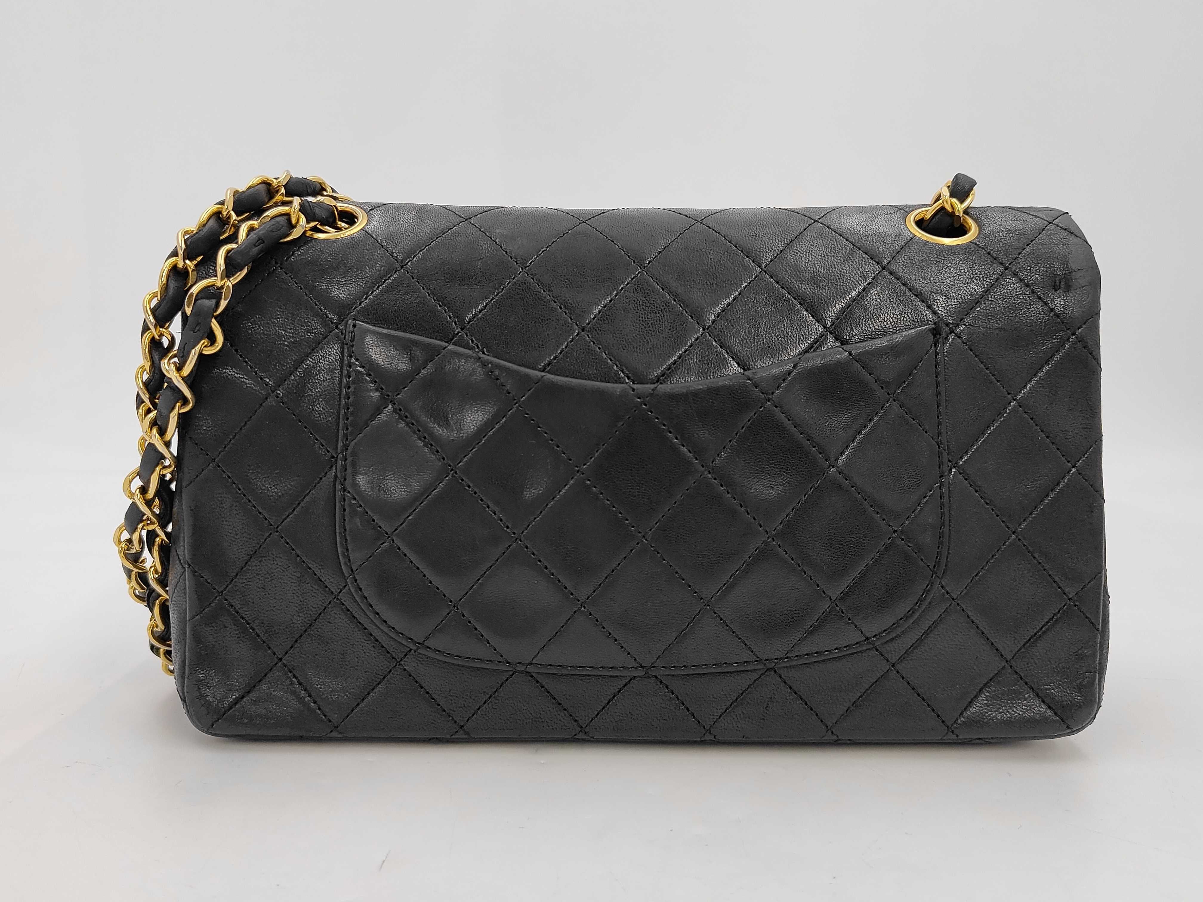 Lambskin Double Flap Shoulder Bag (Model 1) — view 2