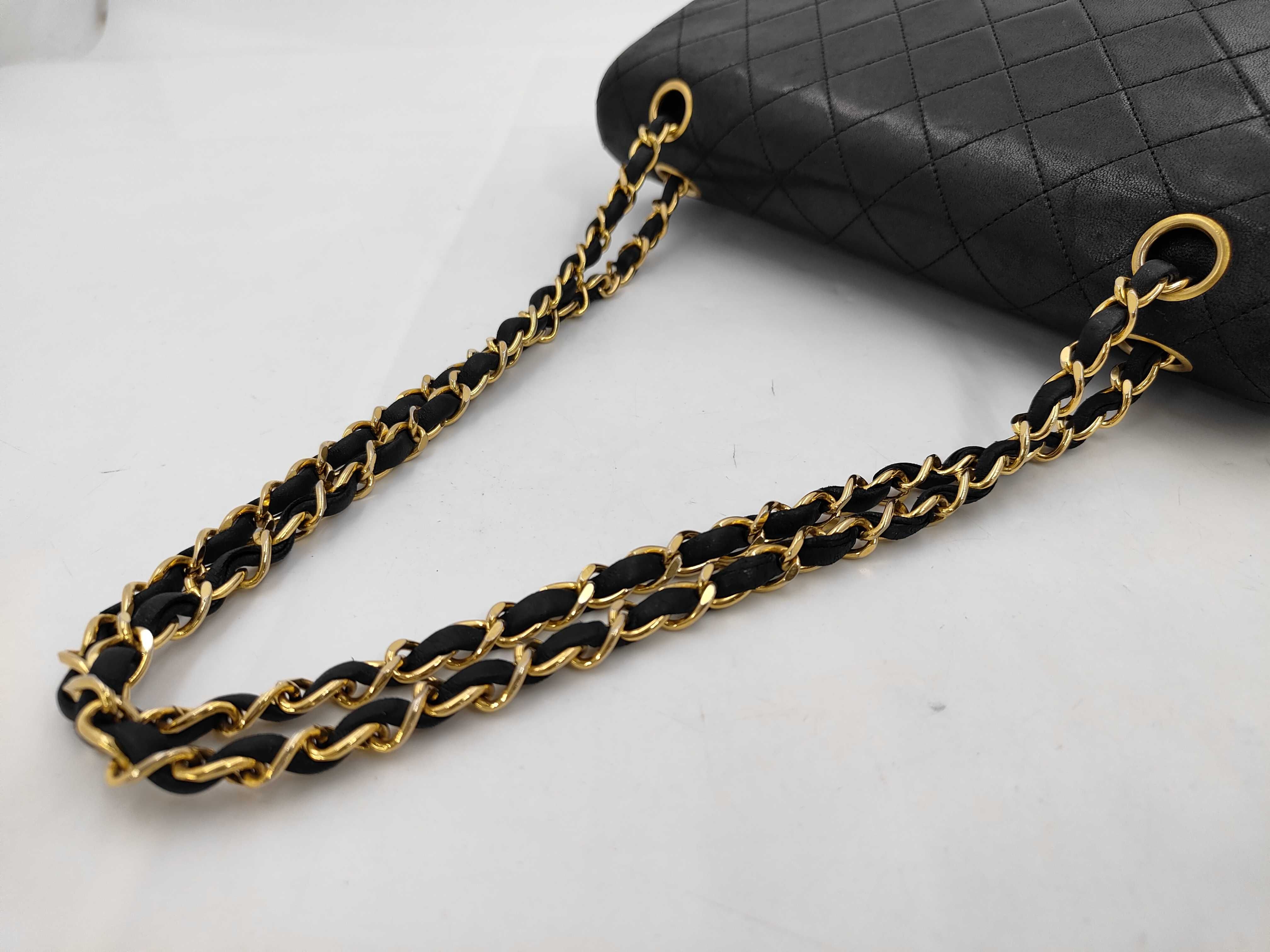 Lambskin Double Flap Shoulder Bag (Model 1) — view 3