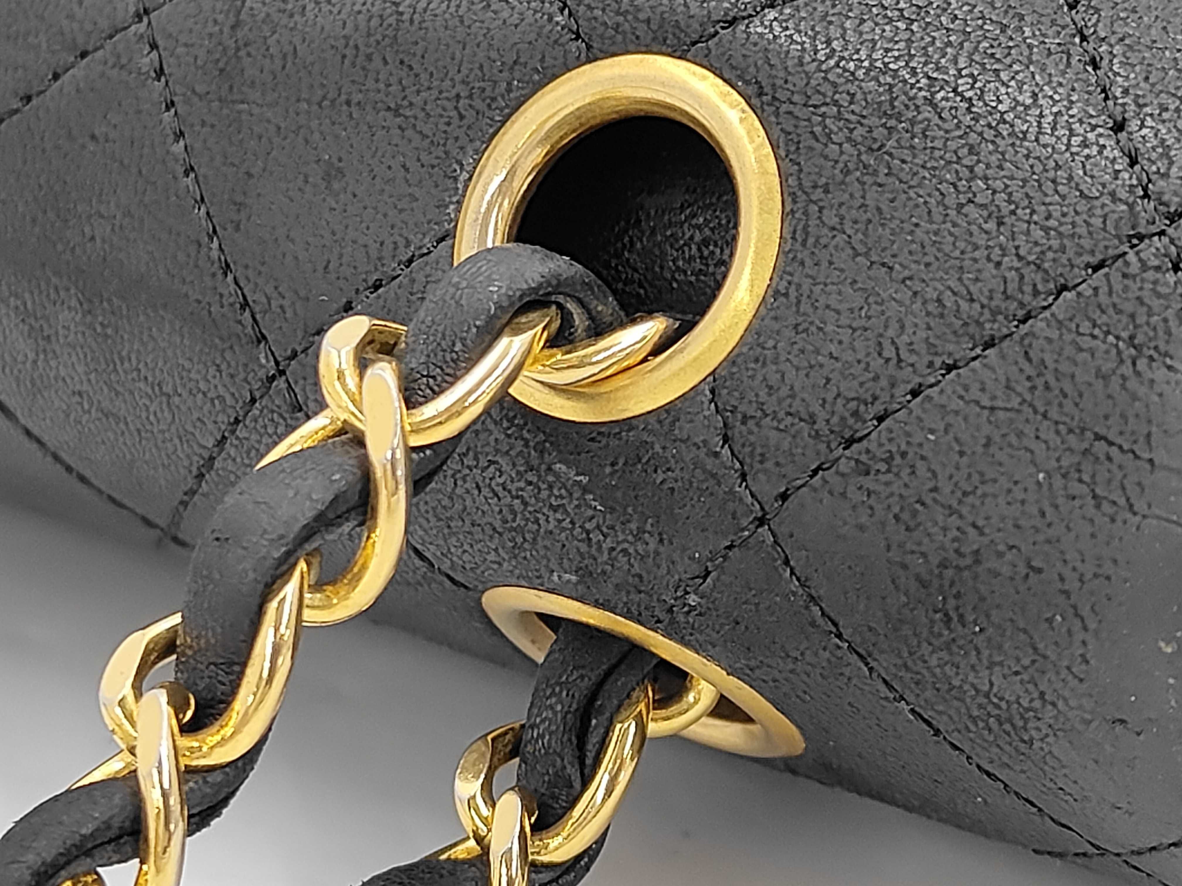 Lambskin Double Flap Shoulder Bag (Model 1) — view 5