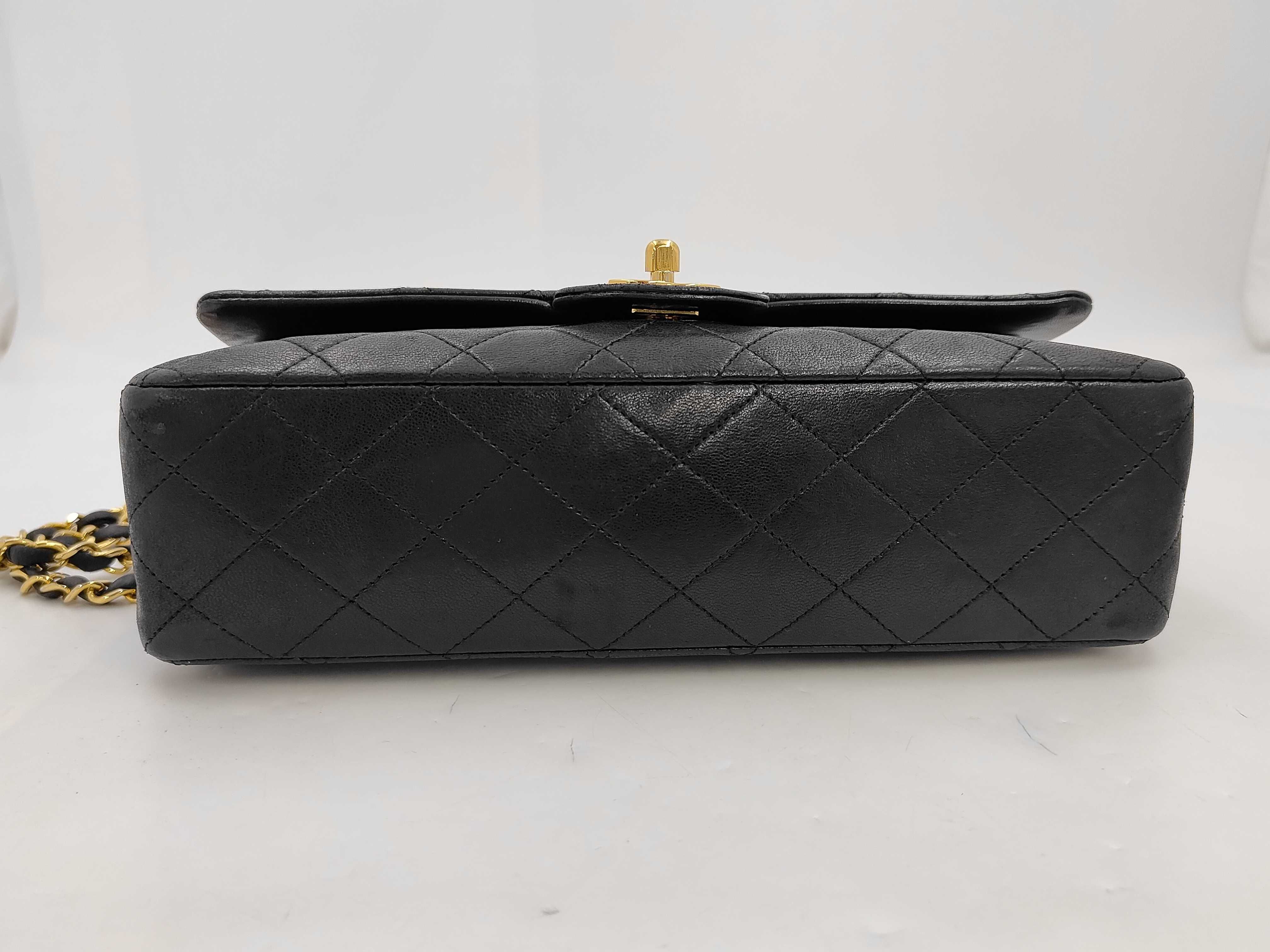 Lambskin Double Flap Shoulder Bag (Model 1) — view 6