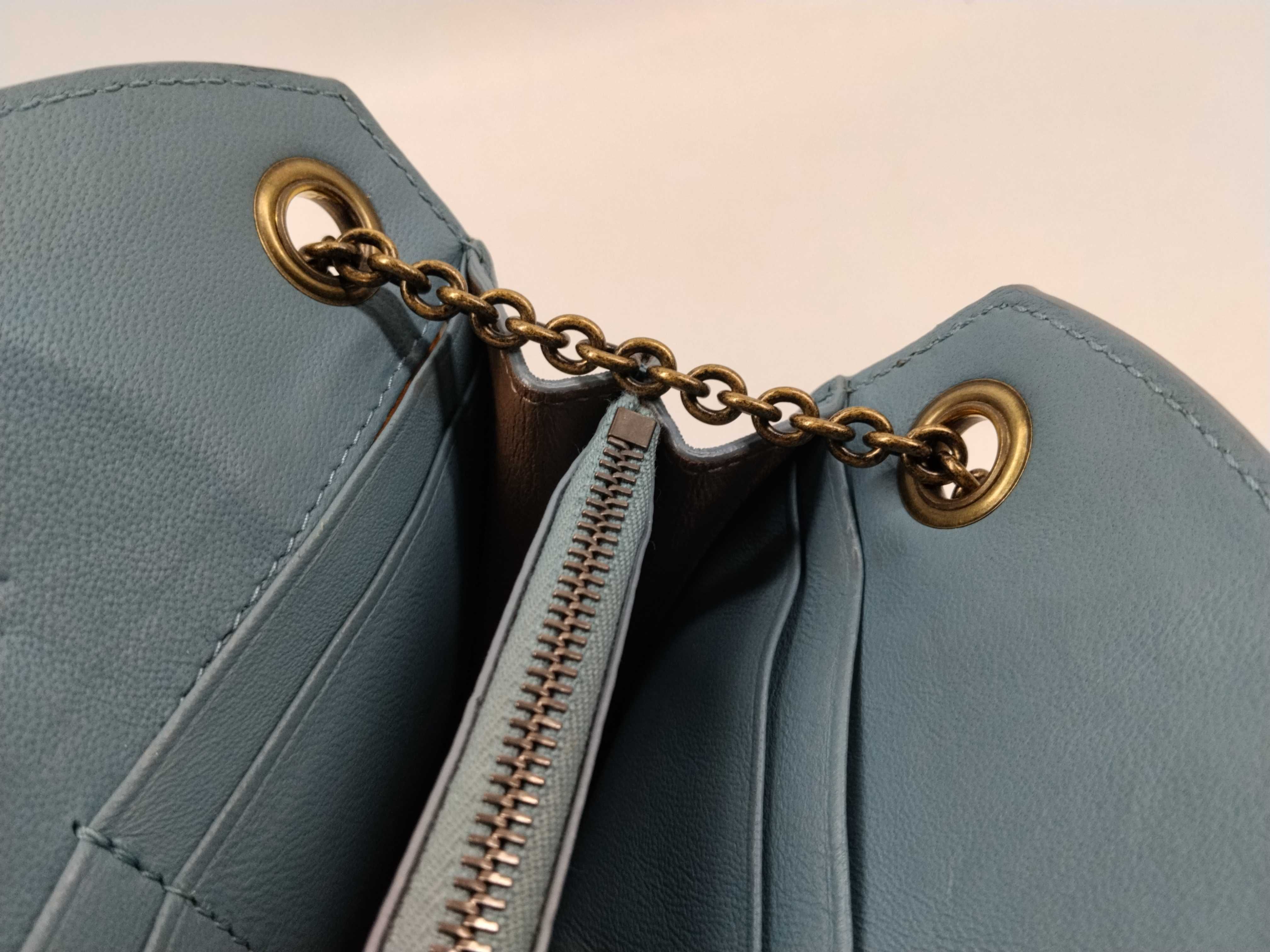 Intrecciato Bottega Chain Shoulder Bag — view 12