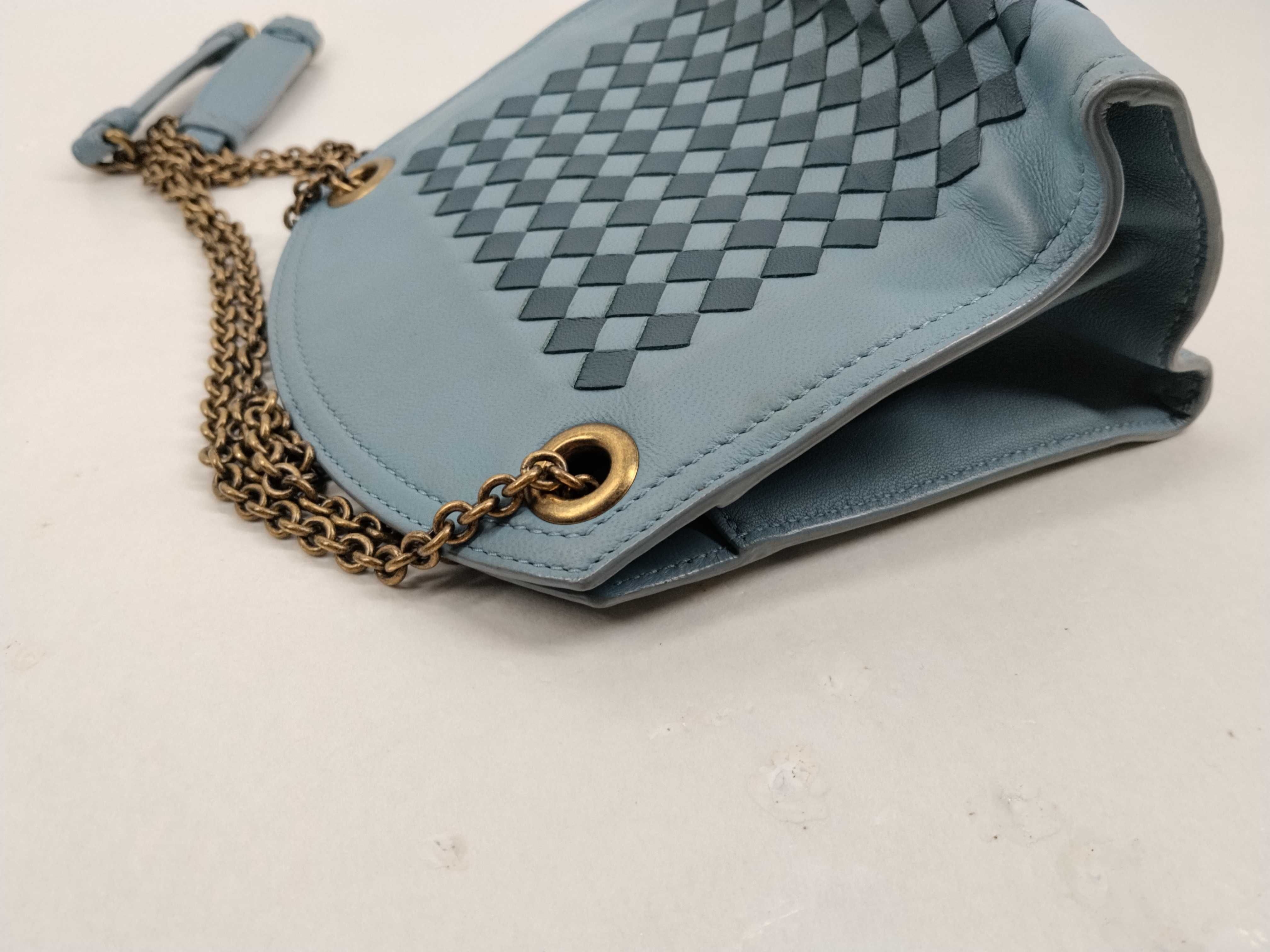 Intrecciato Bottega Chain Shoulder Bag — view 5