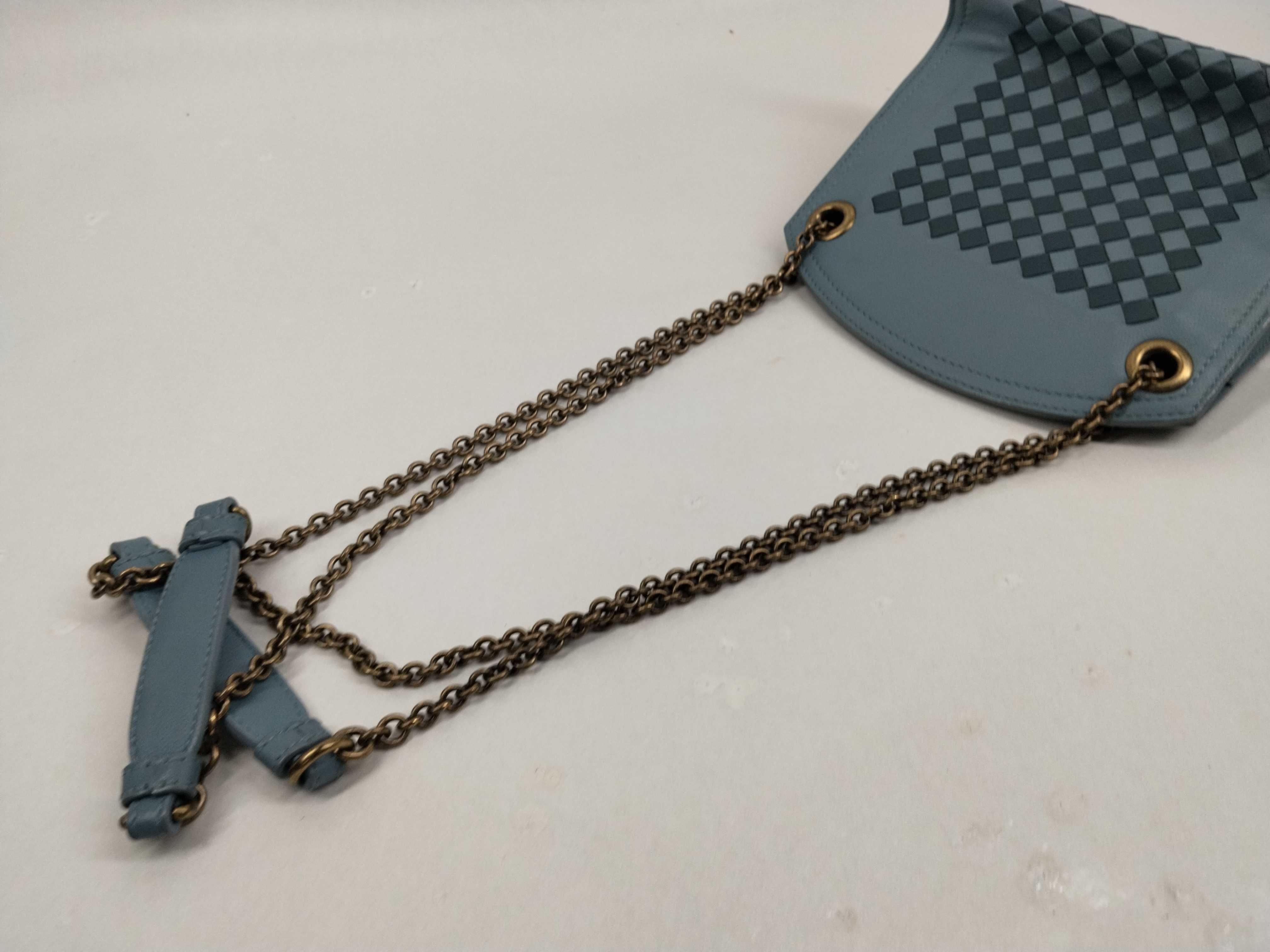 Intrecciato Bottega Chain Shoulder Bag — view 6