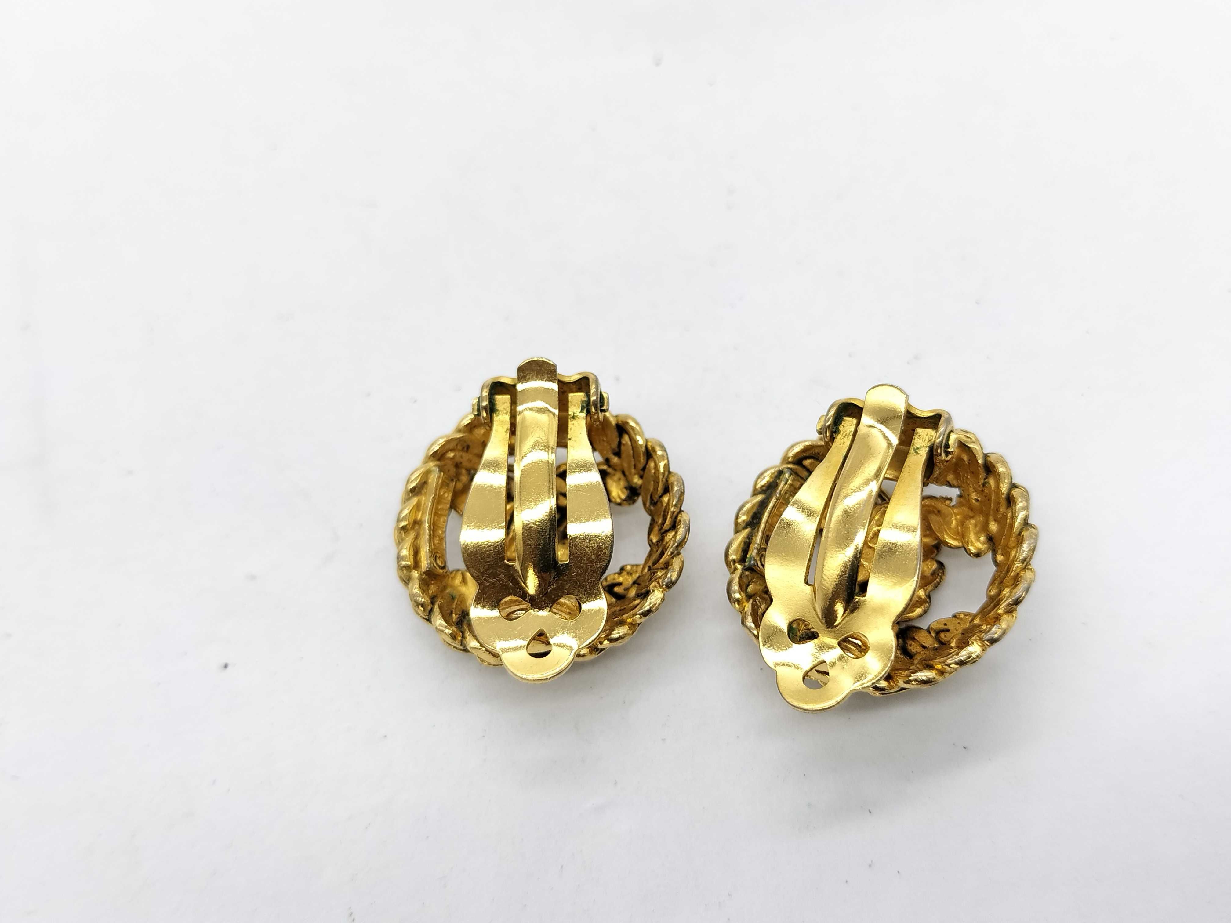 Coco Mark Round Earrings 2188 Gold Hardware Earrings — view 3