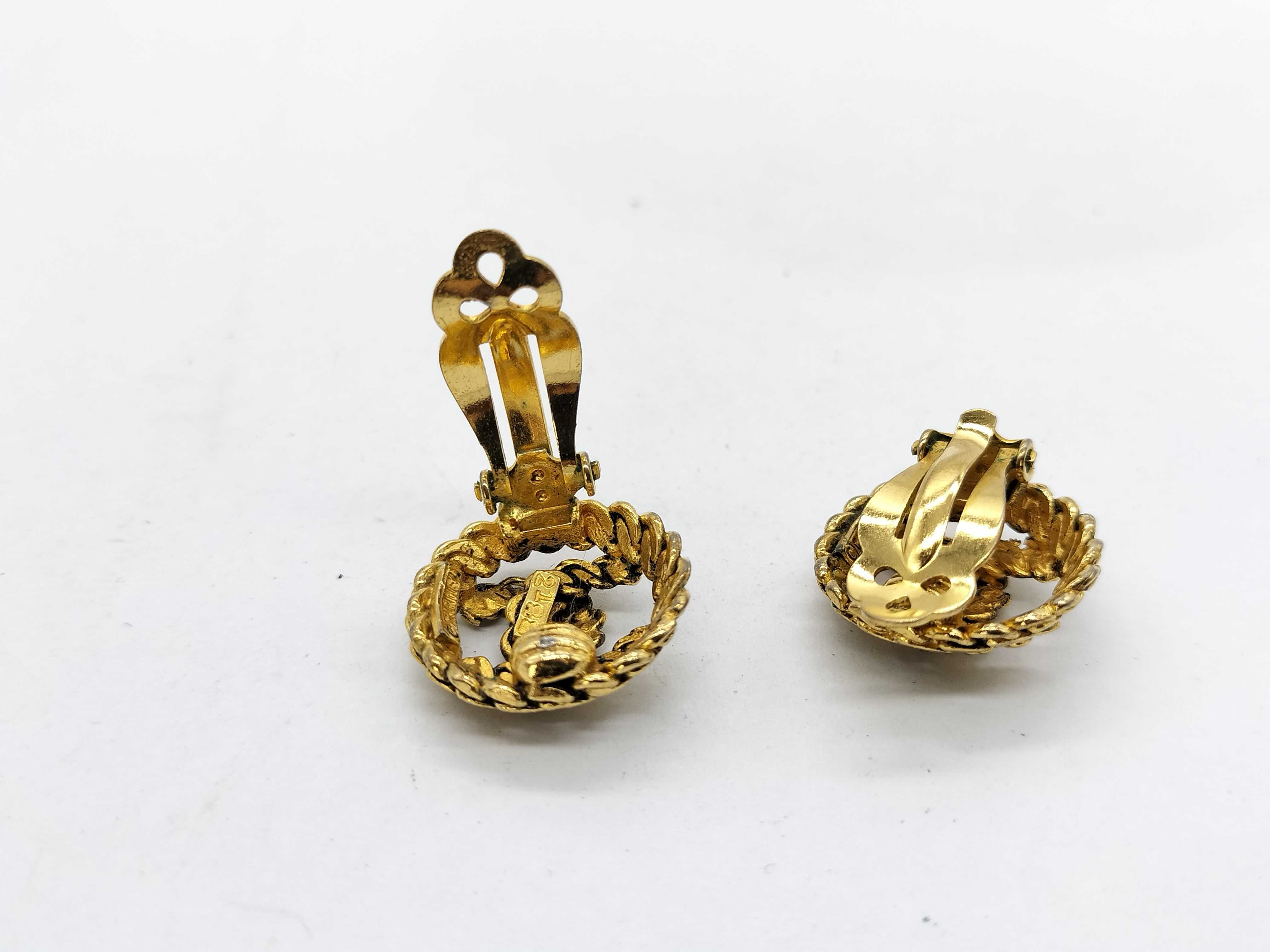 Coco Mark Round Earrings 2188 Gold Hardware Earrings — view 5