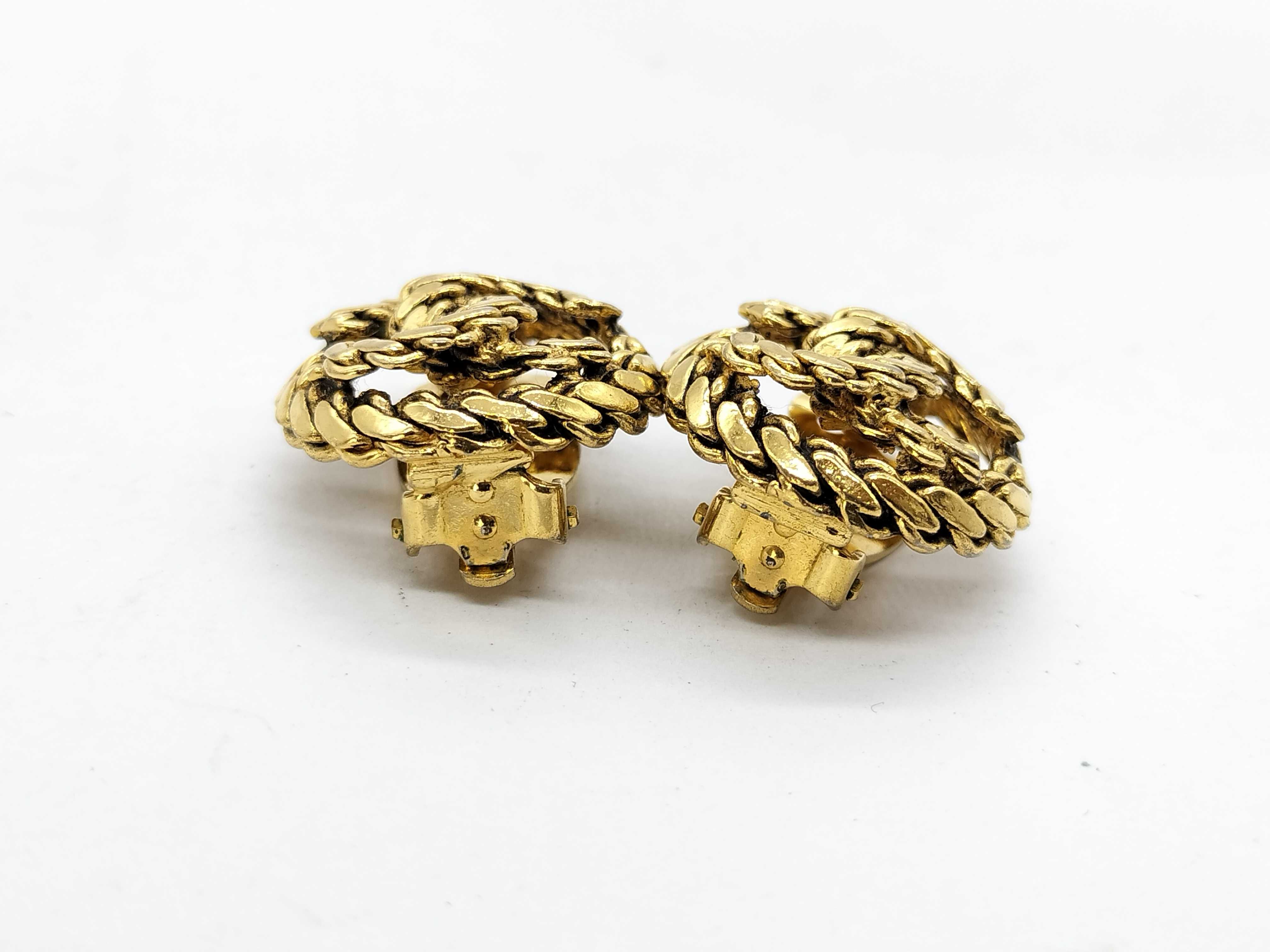 Coco Mark Round Earrings 2188 Gold Hardware Earrings — view 6