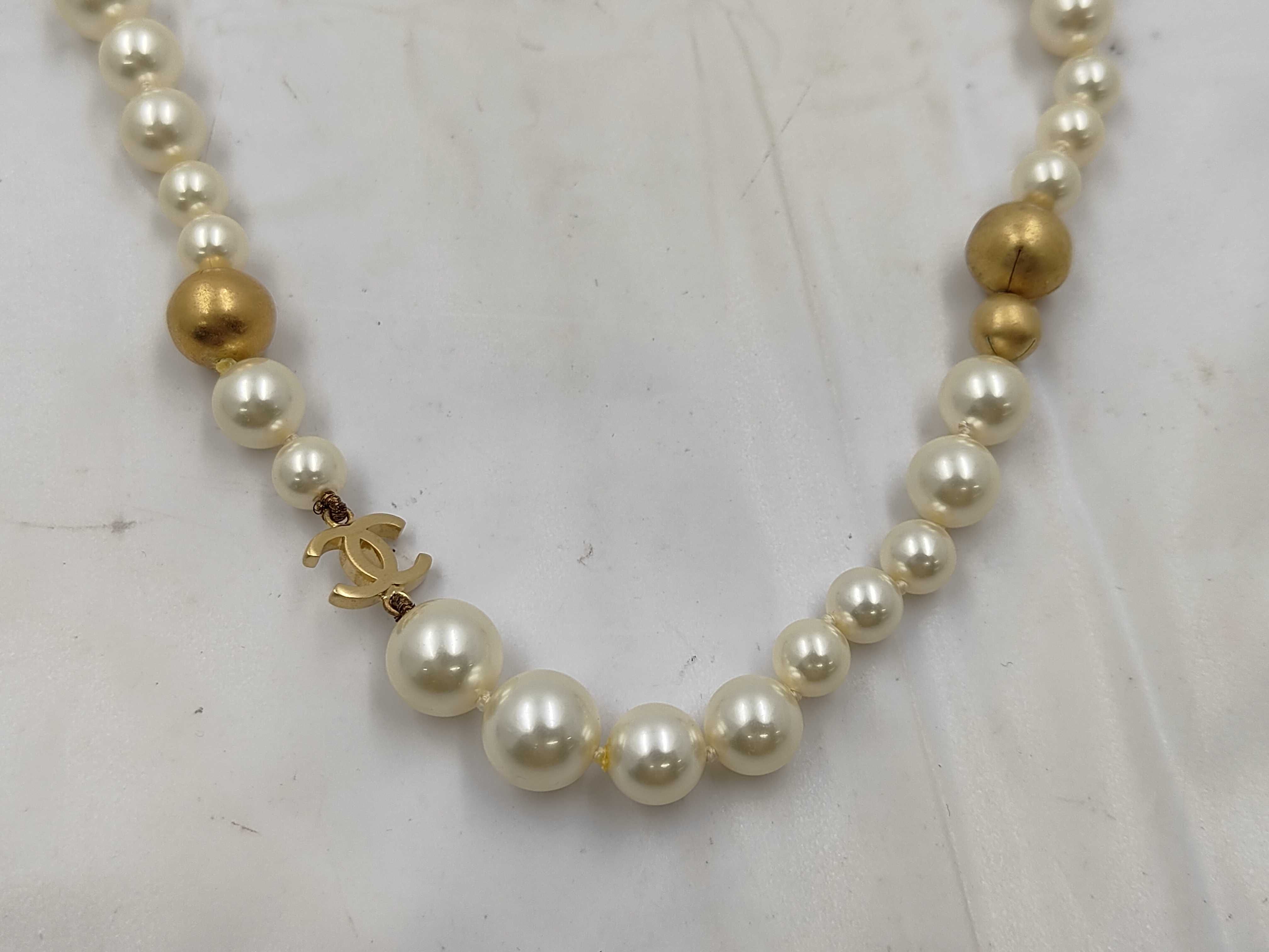 Coco Mark Pearl Long Necklace 07P Necklace