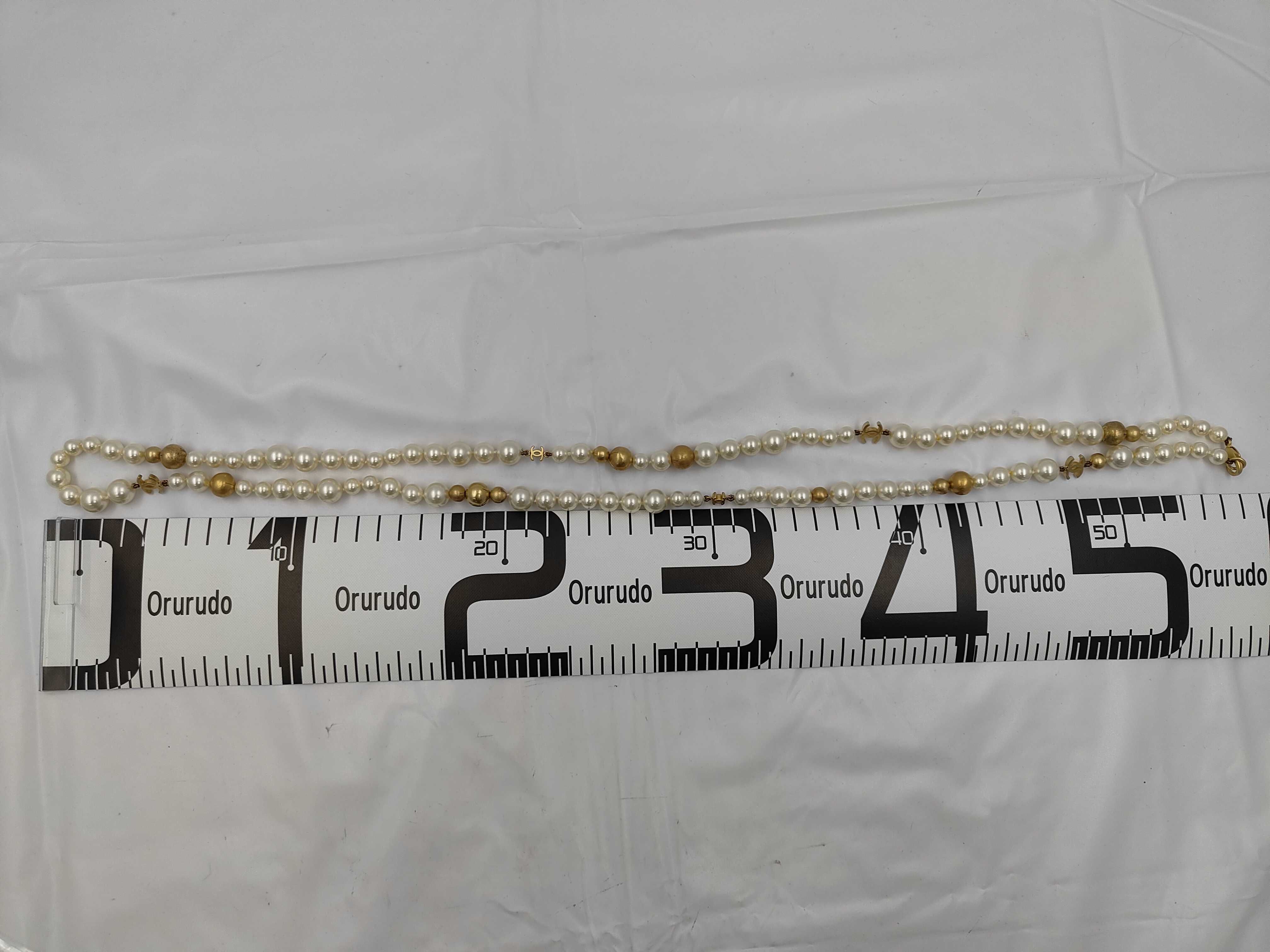 Coco Mark Pearl Long Necklace 07P Necklace — view 6