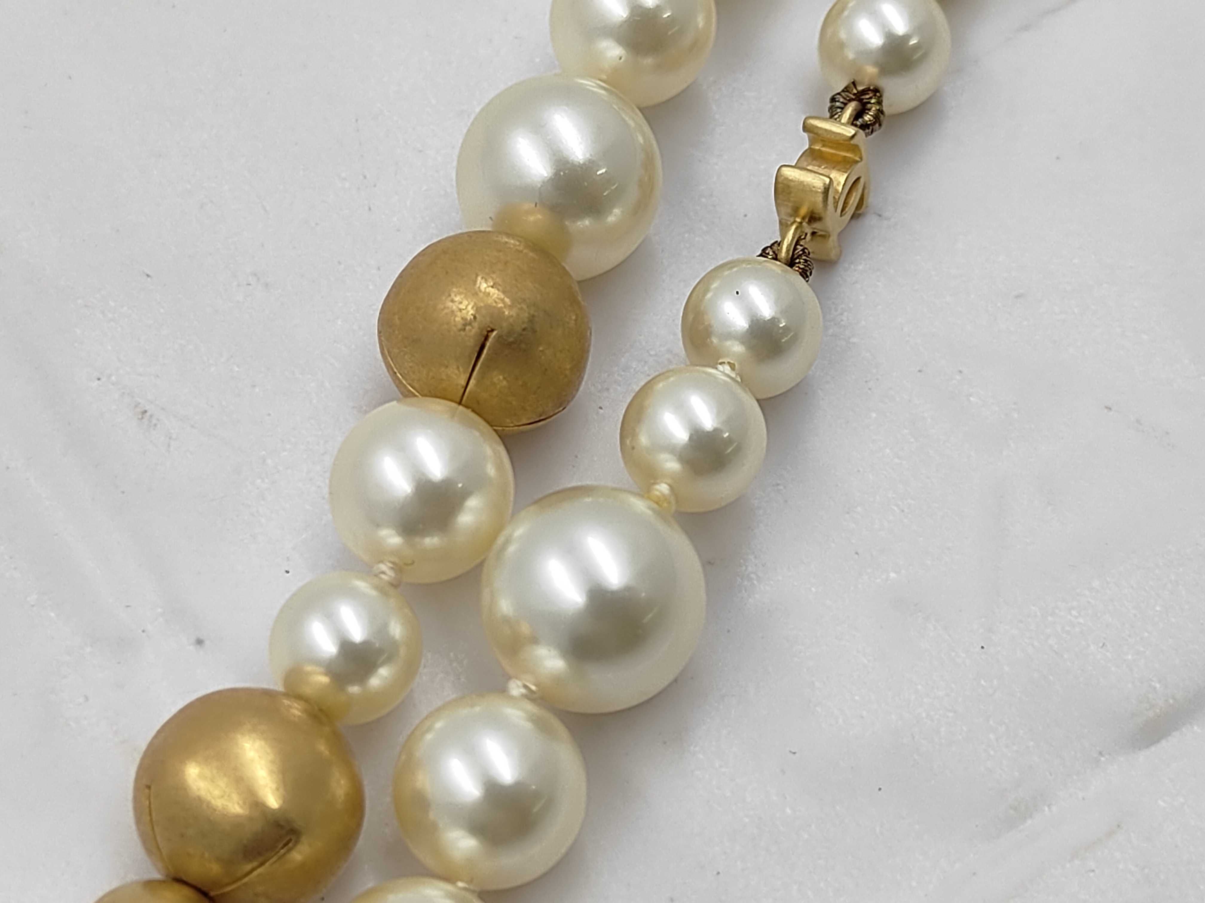 Coco Mark Pearl Long Necklace 07P Necklace — view 7