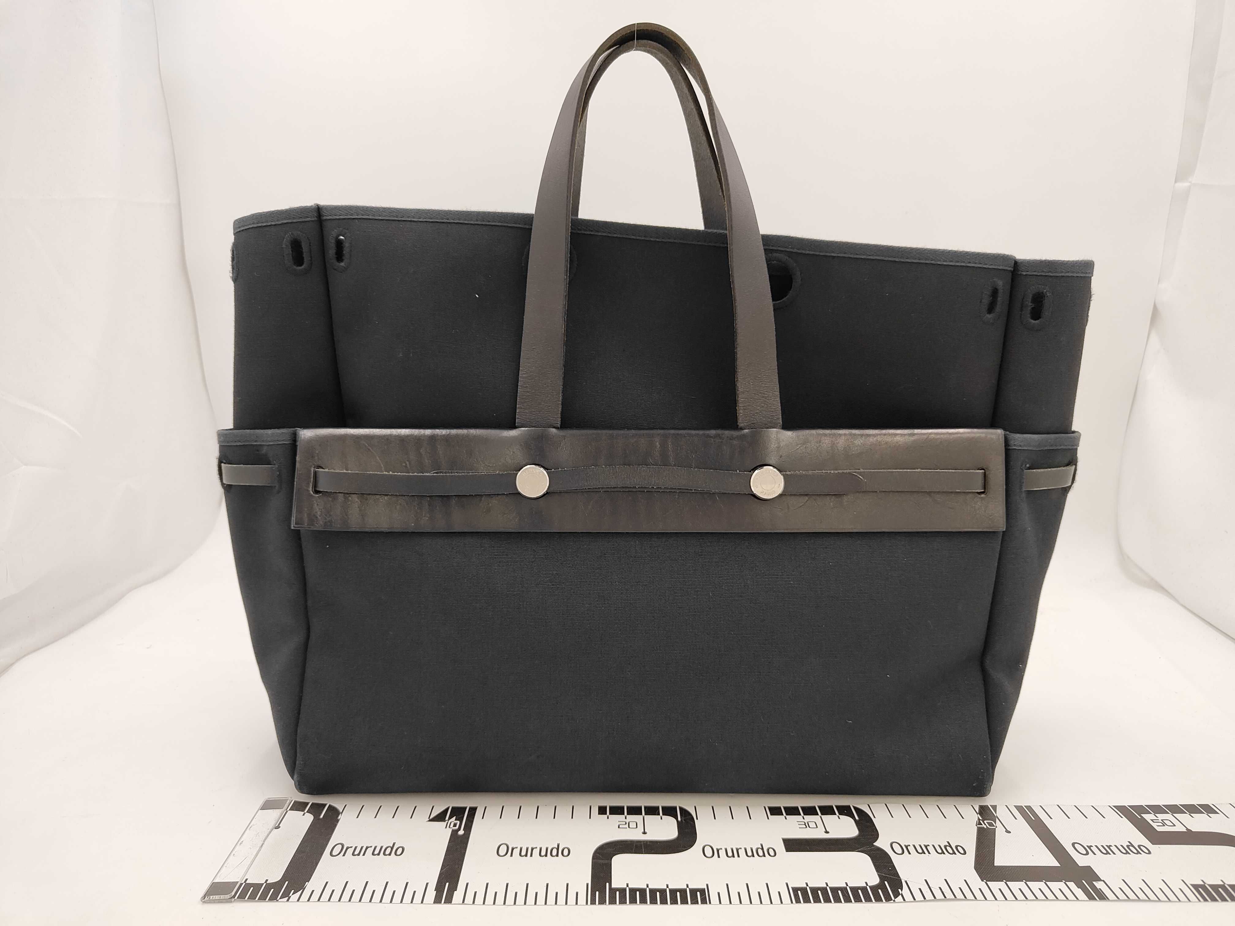 Herbag Cabas GM F stamp tote bag — view 2