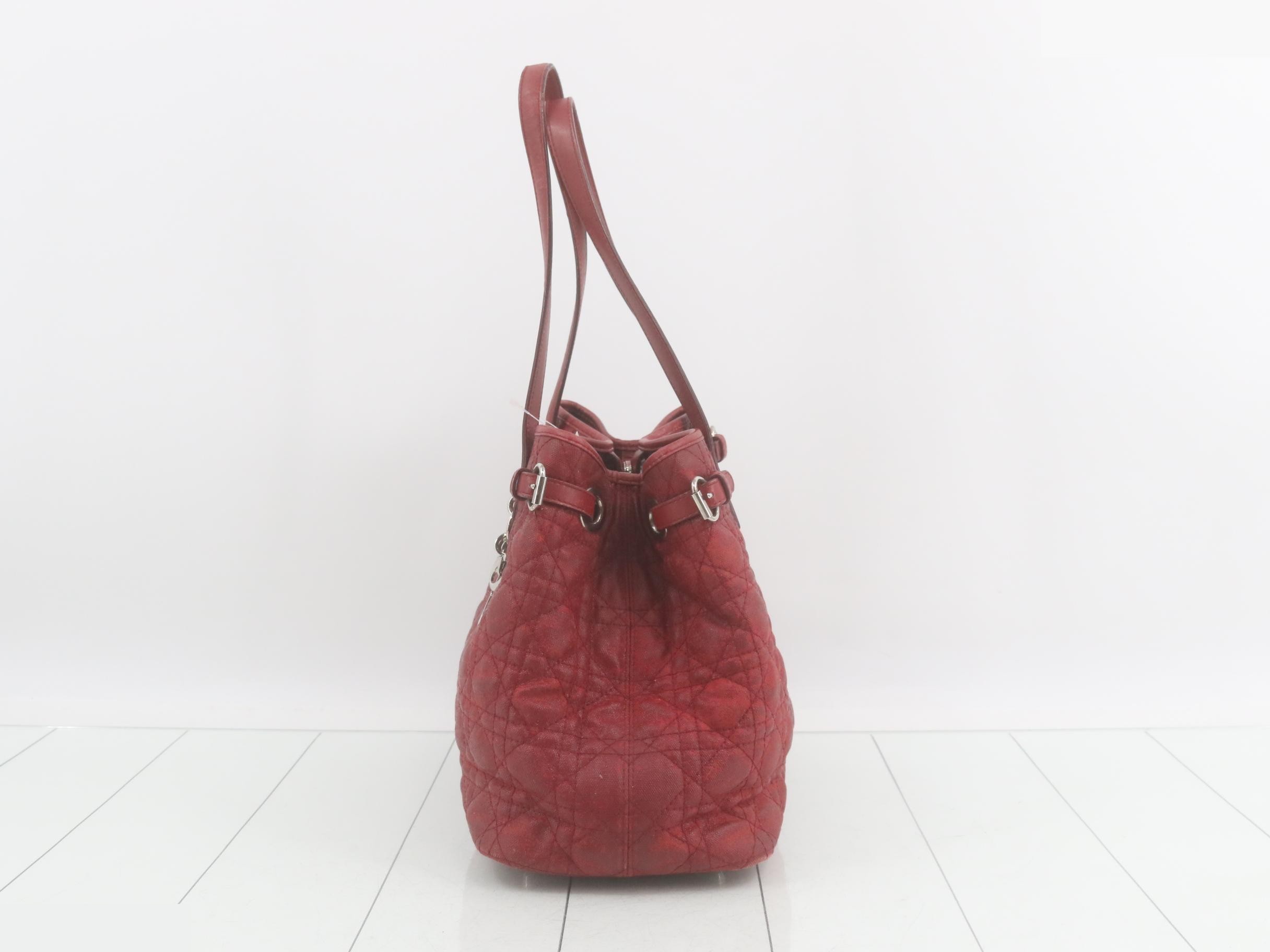 Lady Dior Cannage Tote Bag — view 3