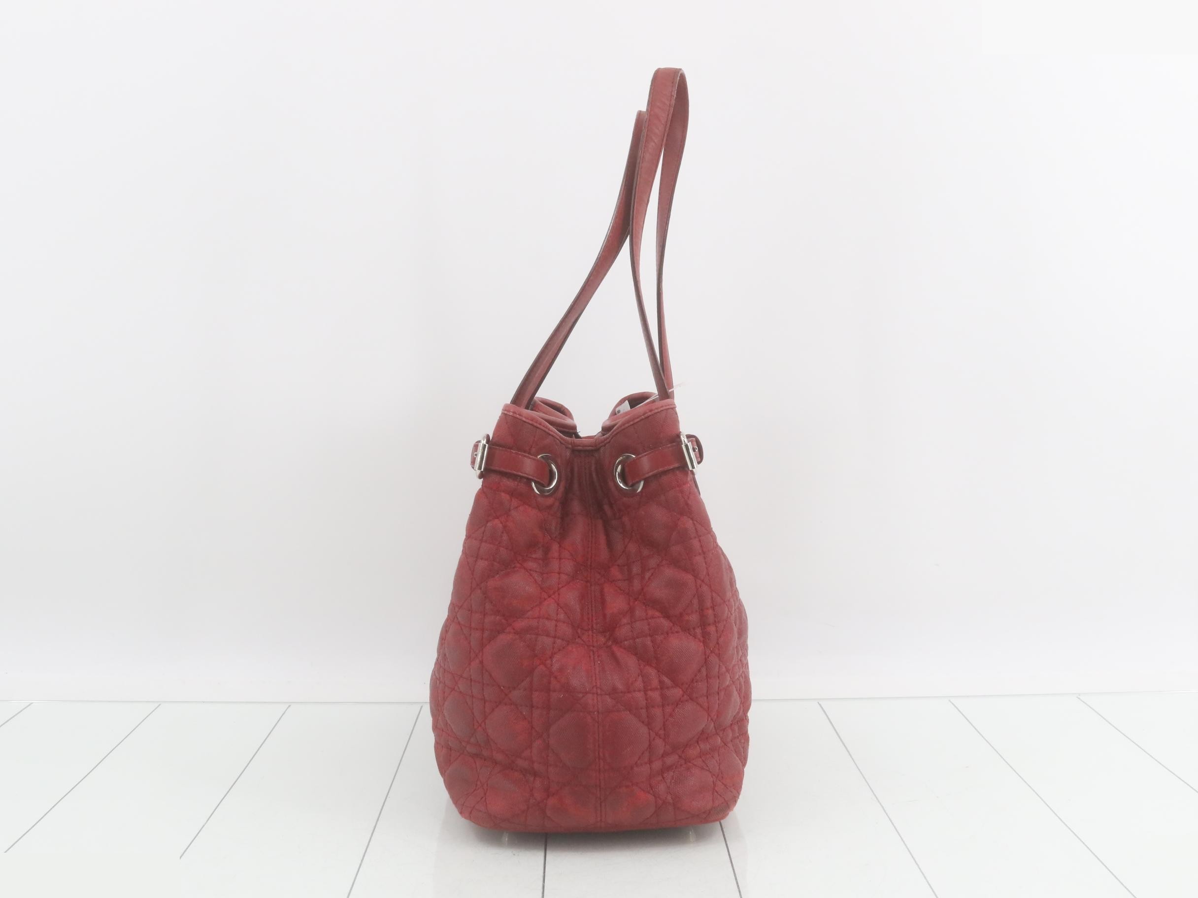 Lady Dior Cannage Tote Bag — view 4