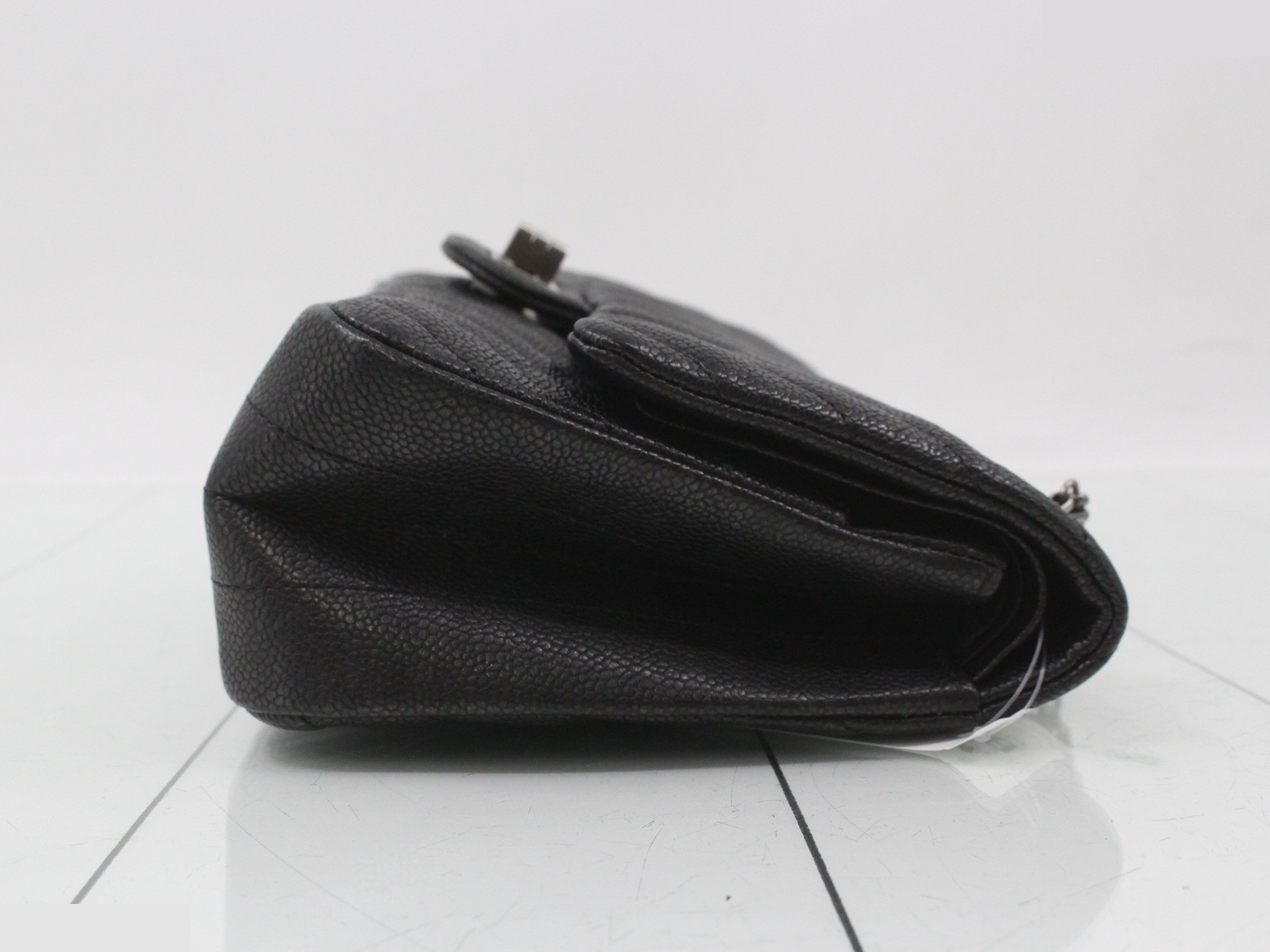 2.55 Caviar Skin Double Flap Double Chain Shoulder Bag — view 3