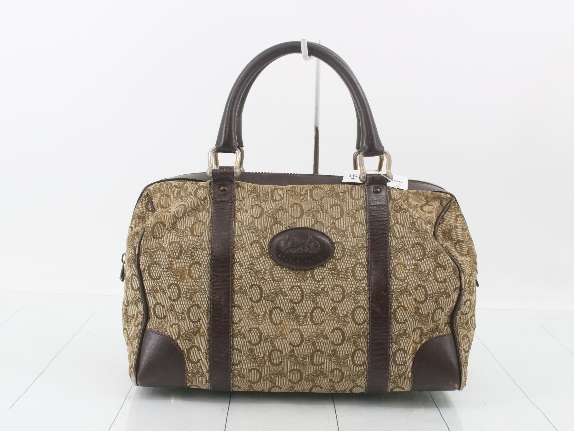 C Macadam Mini Boston Bag