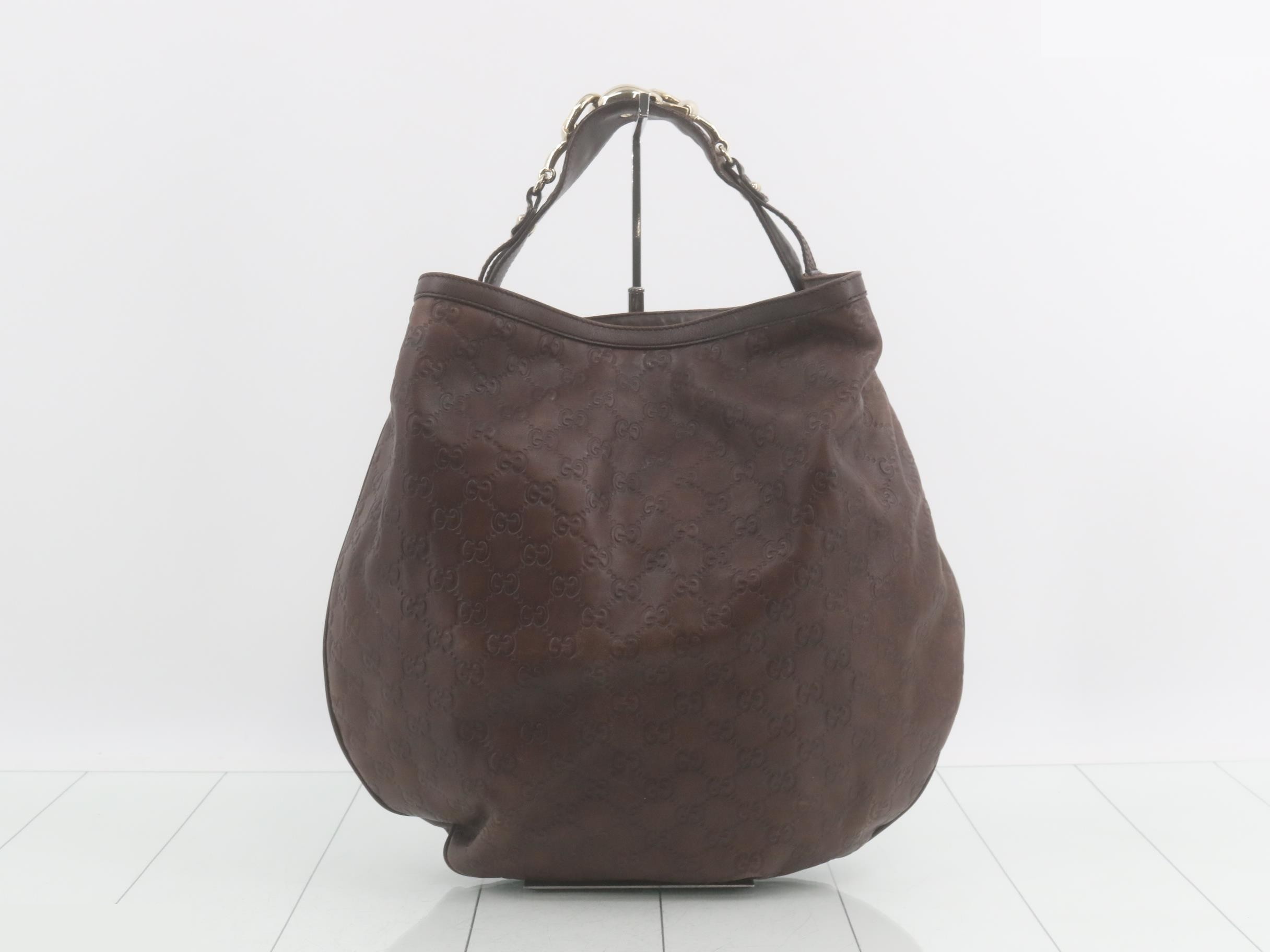 Guccissima Horsebit Shoulder Bag
