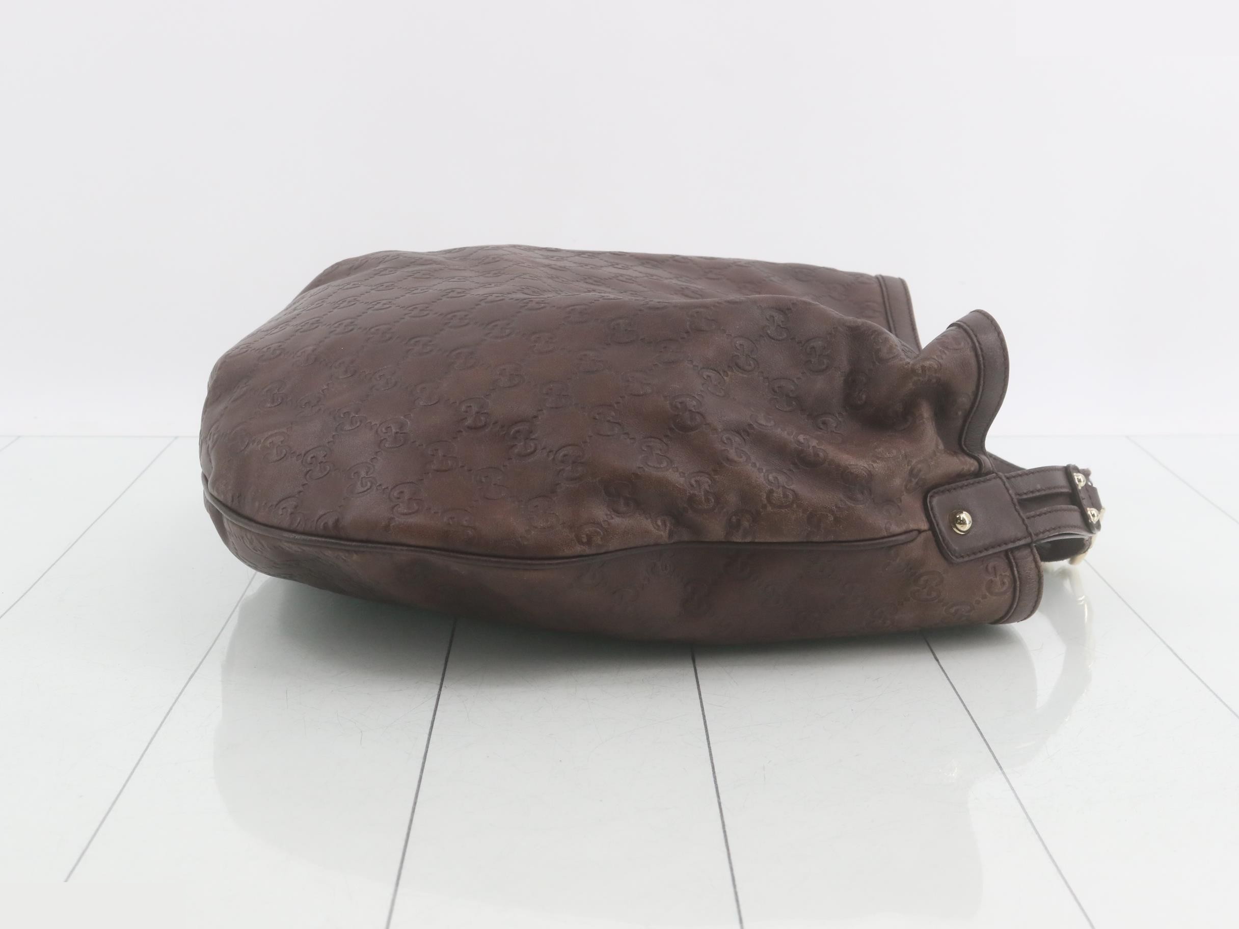 Guccissima Horsebit Shoulder Bag — view 3