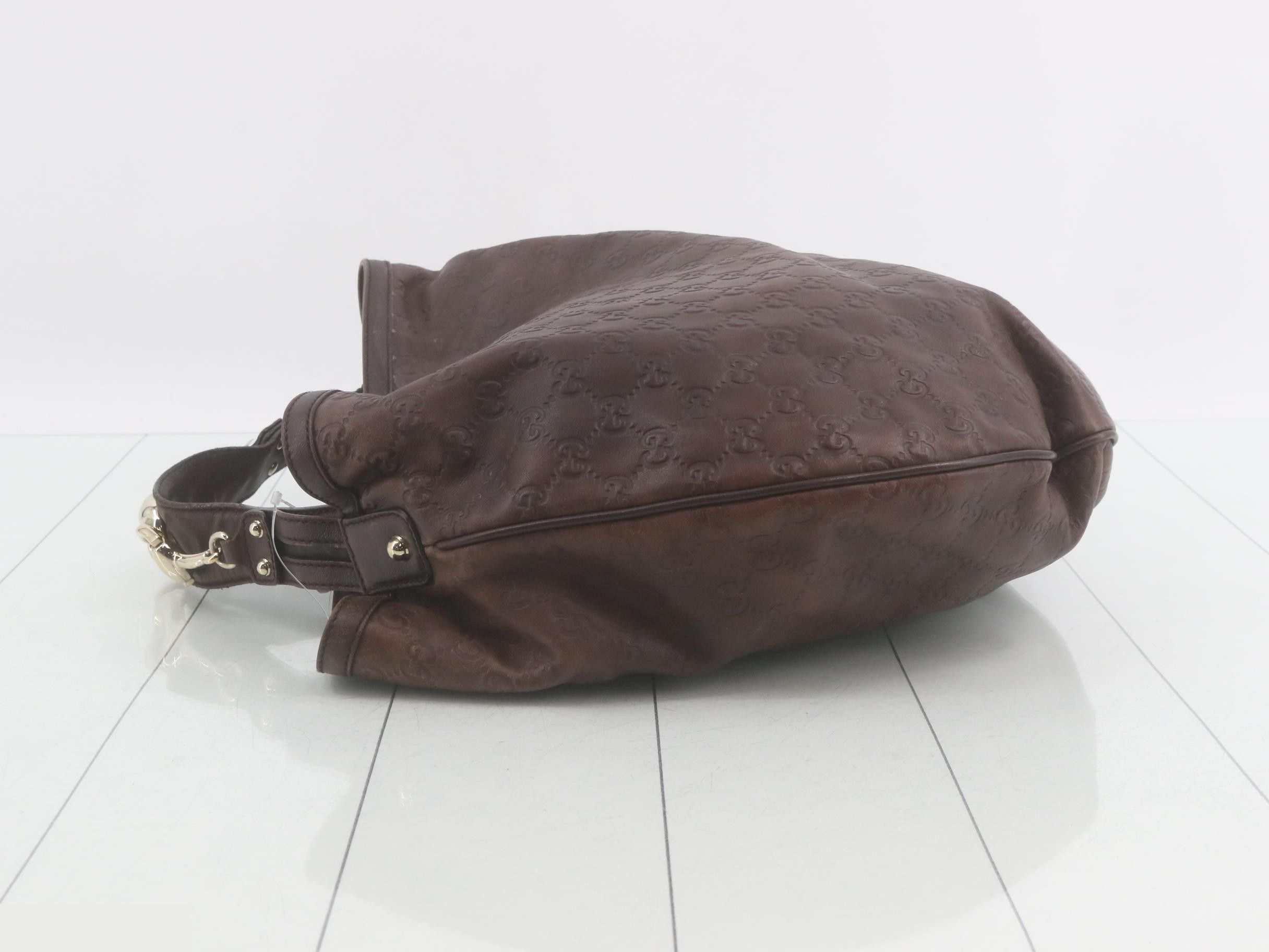 Guccissima Horsebit Shoulder Bag — view 4
