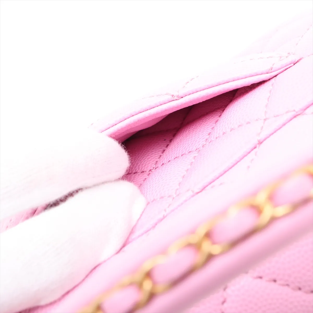 [Individually packaged] Chanel Coco Handle 19 XXS Caviar Skin 2-Way Handbag Pink Gold Hardware T36KTET0 Random Plate AS2215 — view 12