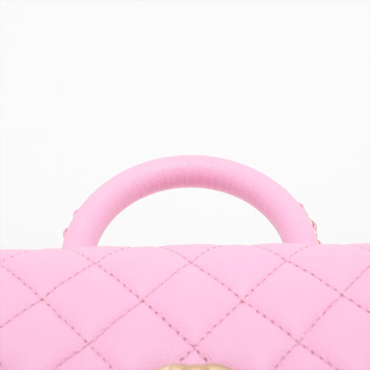 [Individually packaged] Chanel Coco Handle 19 XXS Caviar Skin 2-Way Handbag Pink Gold Hardware T36KTET0 Random Plate AS2215 — view 6