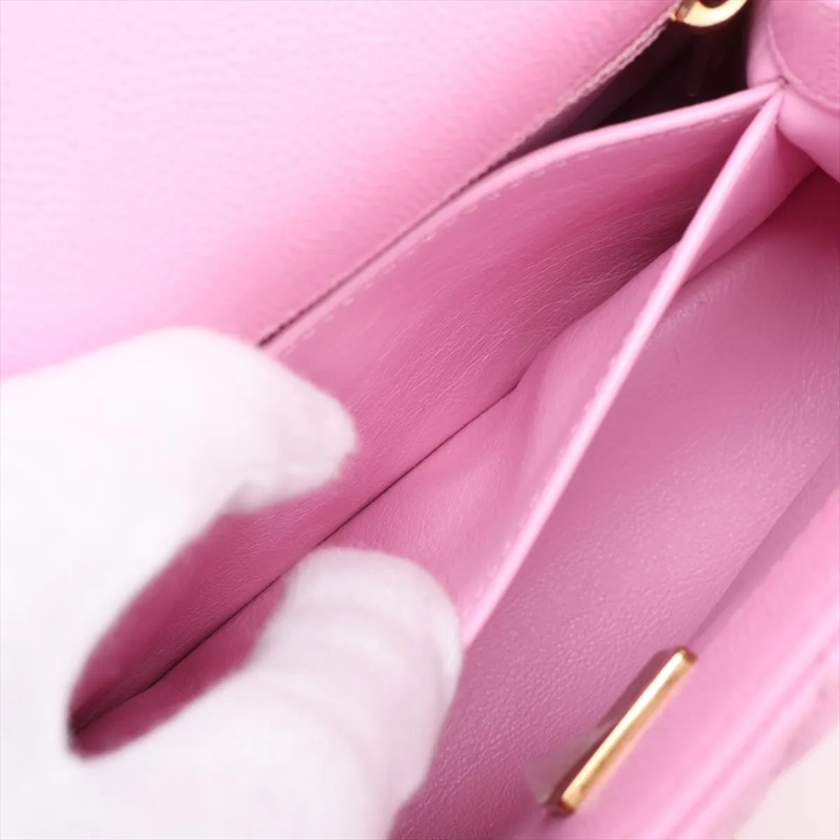 [Individually packaged] Chanel Coco Handle 19 XXS Caviar Skin 2-Way Handbag Pink Gold Hardware T36KTET0 Random Plate AS2215 — view 9