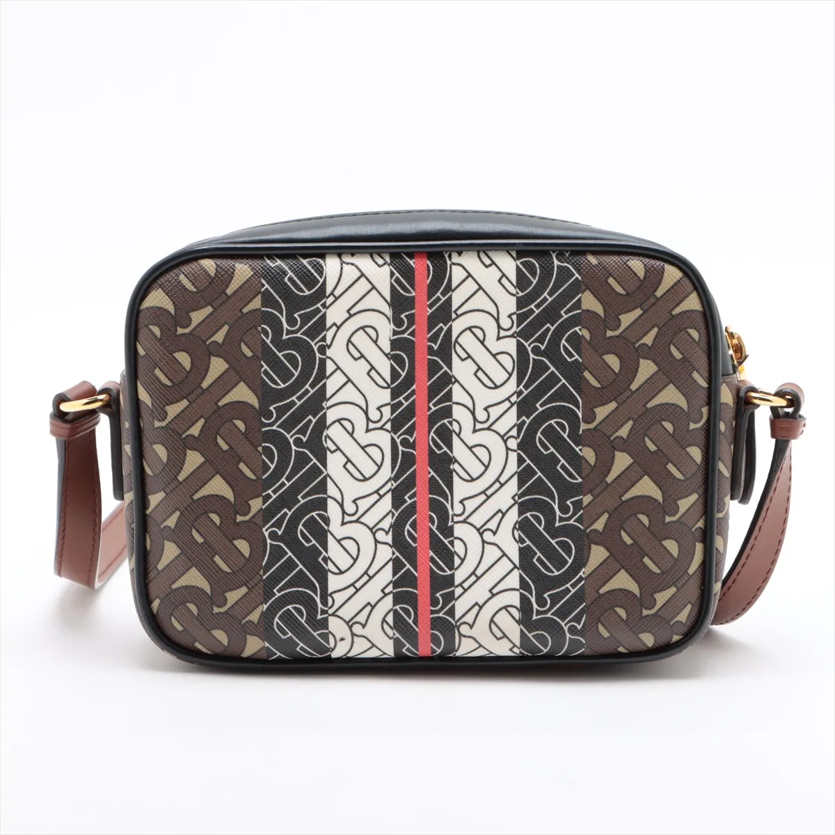 Camera Bag PVC x Leather Shoulder Bag Brown — view 2