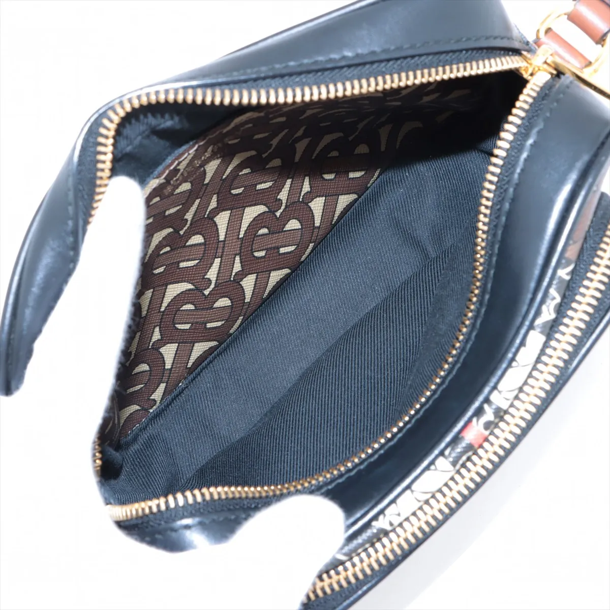 Camera Bag PVC x Leather Shoulder Bag Brown — view 6