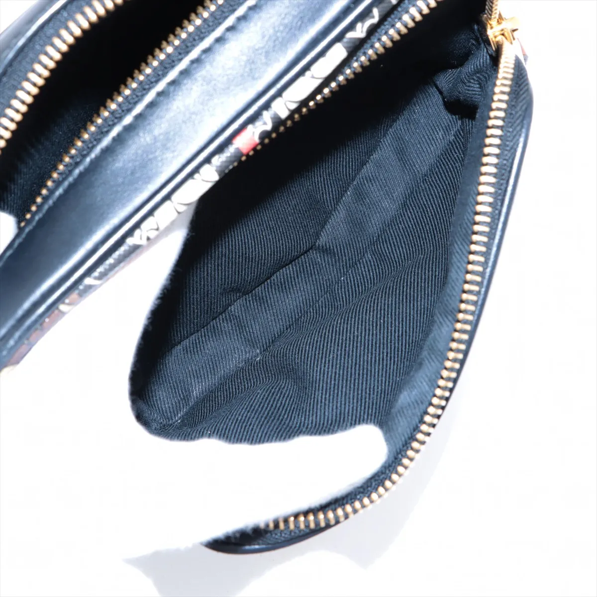 Camera Bag PVC x Leather Shoulder Bag Brown — view 8